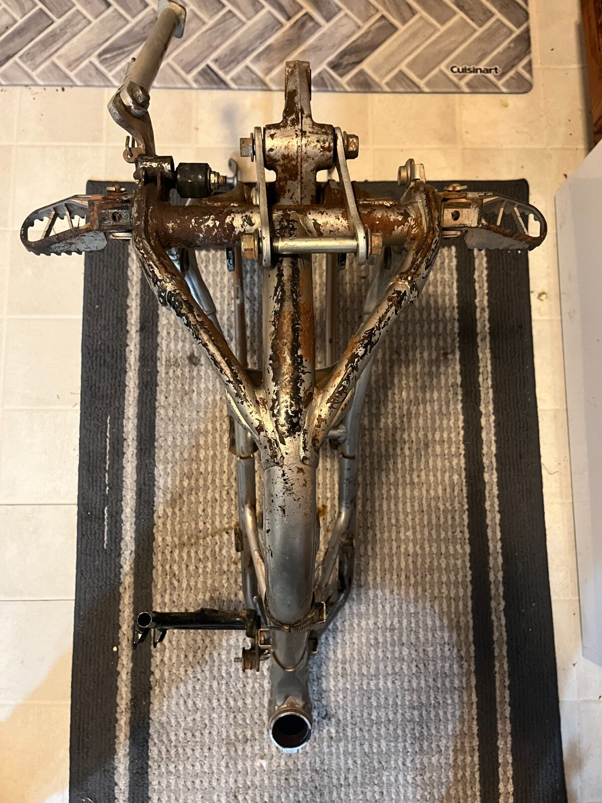 2006 Kawasaki KX100 KX 100 Frame Main Chassis Steel OEM Sub Frame Rear