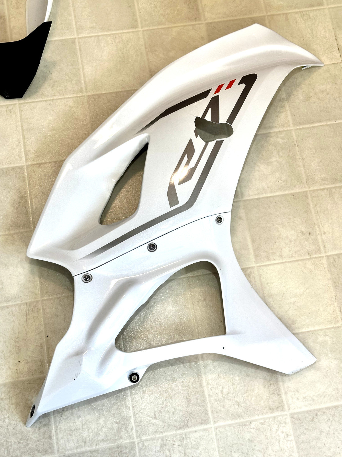 2022-2025 YAMAHA YZF R7 OEM COMPLETE FAIRING BODY PANEL PLASTICS COWL KIT WHITE