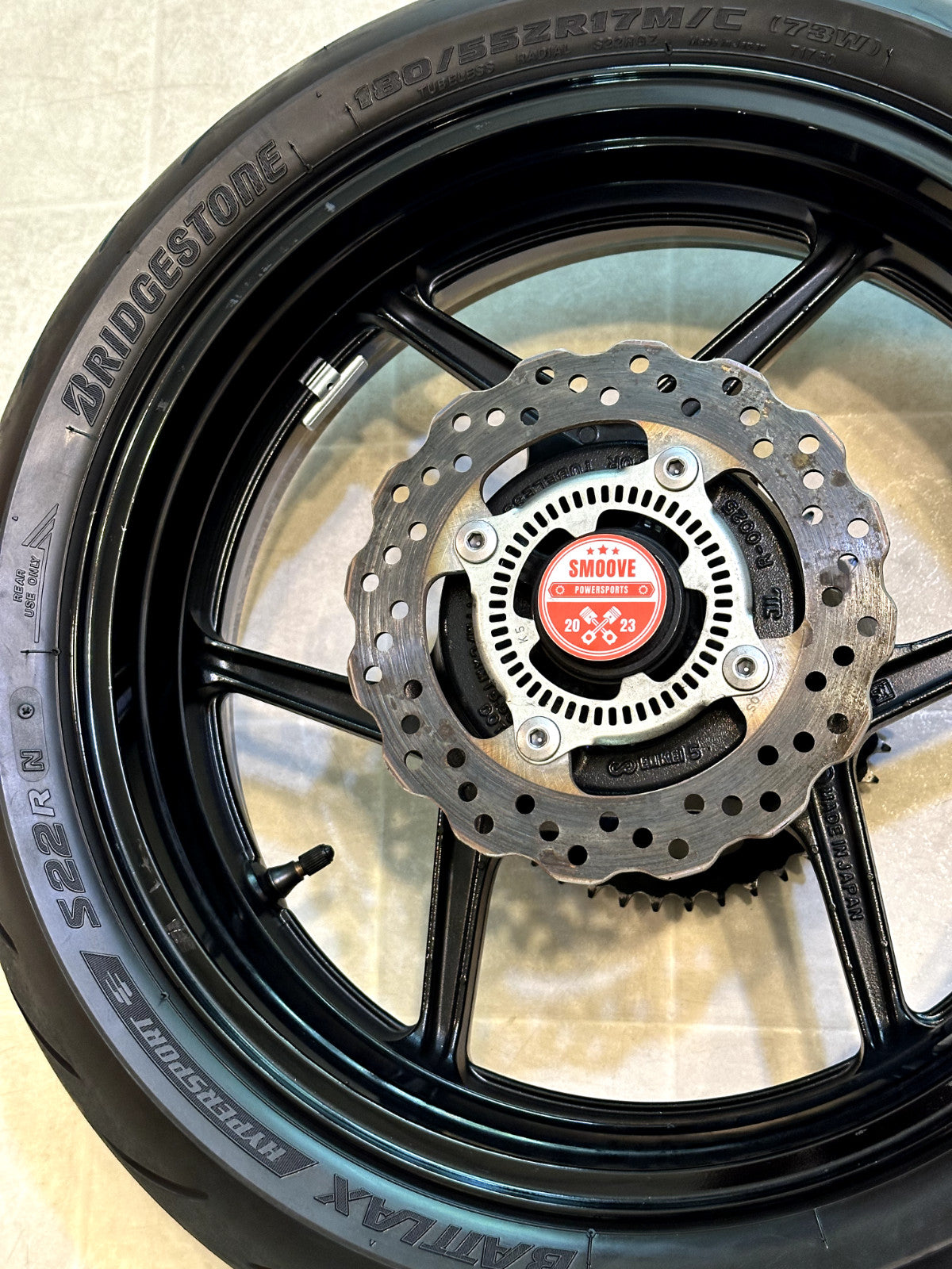2019-2025 KAWASAKI NINJA ZX6R ZX636 OEM REAR BACK WHEEL RIM ROTOR SPROCKET TIRE