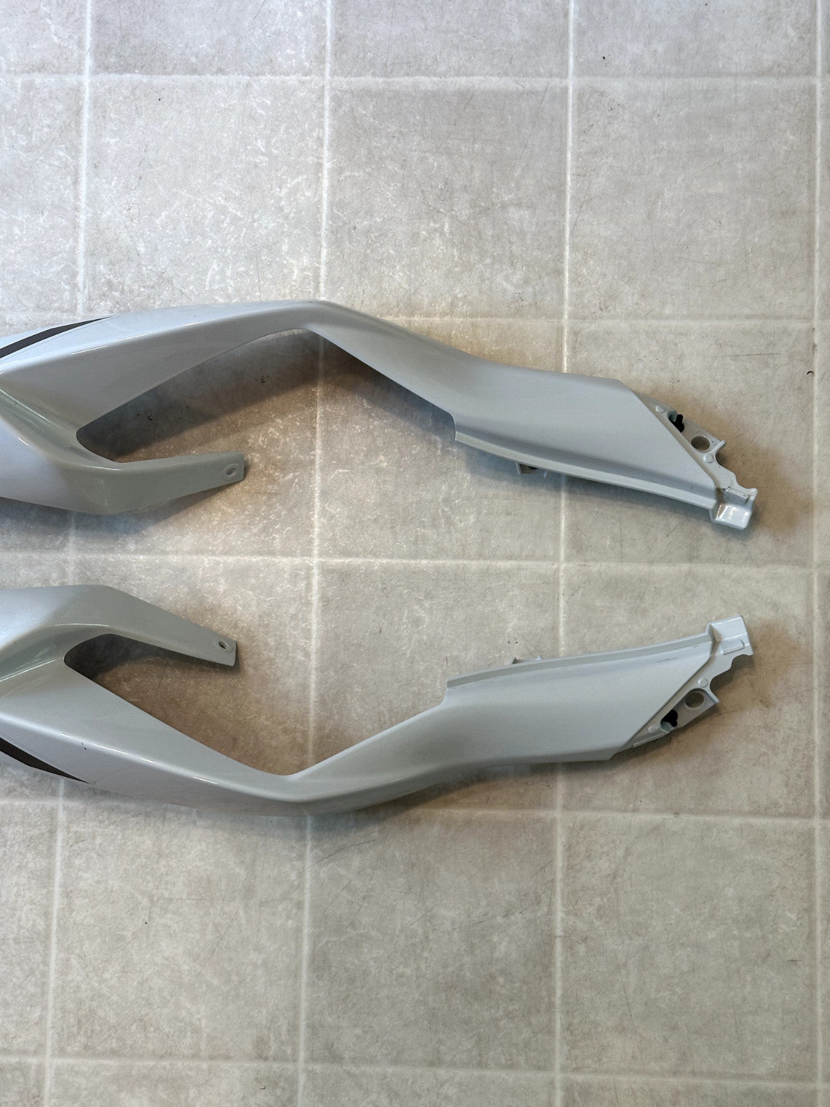 2024-2025 KAWASAKI NINJA ZX6R ZX636 OEM FAIRING BODY PLASTICS COWLING KIT WHITE