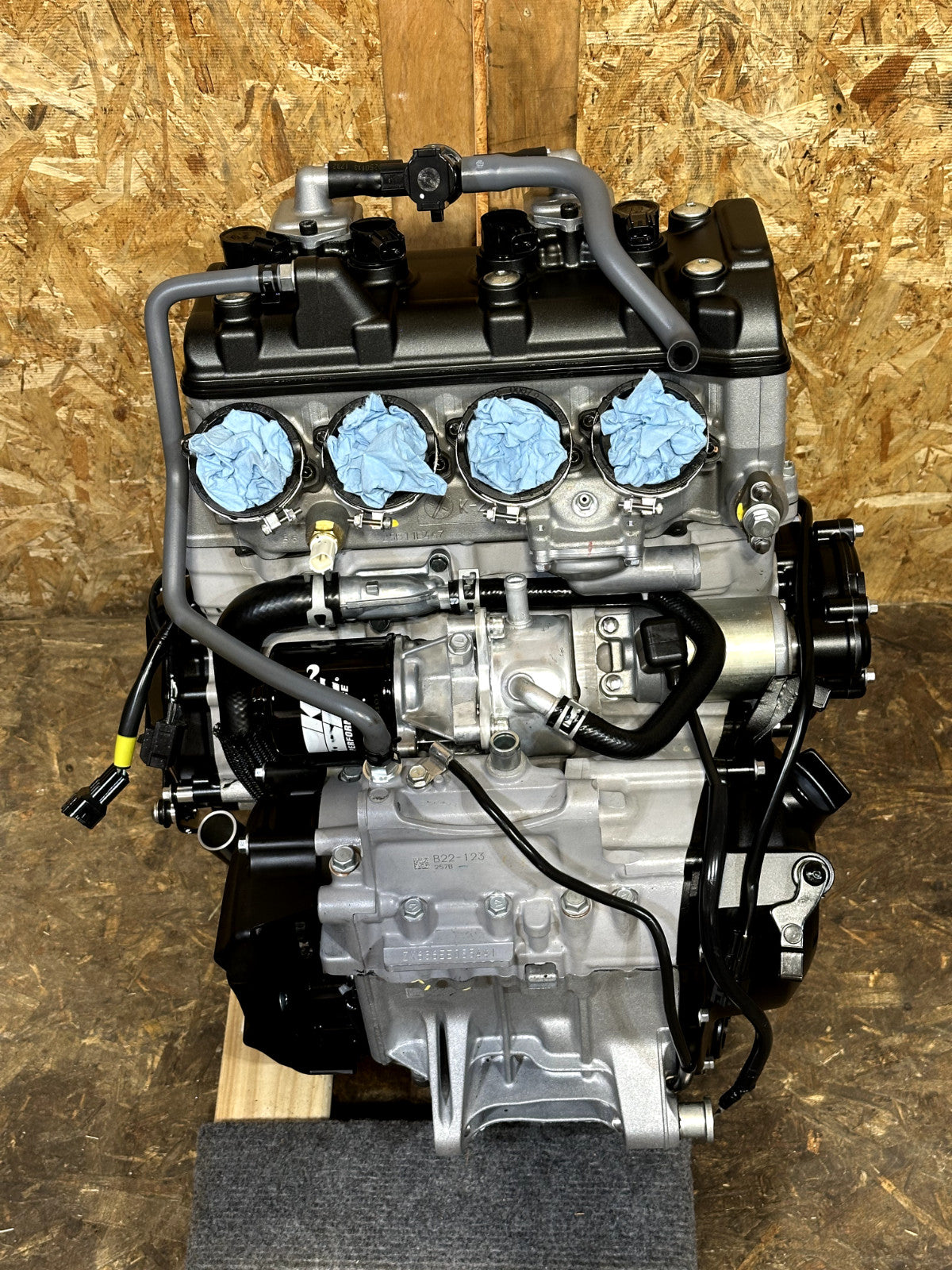 2024-2025 KAWASAKI NINJA ZX6R OEM COMPLETE ENGINE MOTOR ASSEMBLY 806 MILES MINT✅