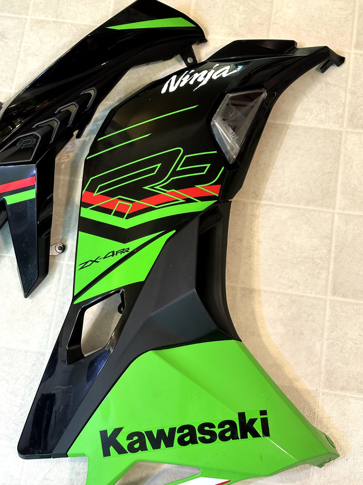 2023-2025 KAWASAKI NINJA ZX4RR OEM FAIRING BODY PANEL COWLING KIT KRT GREEN