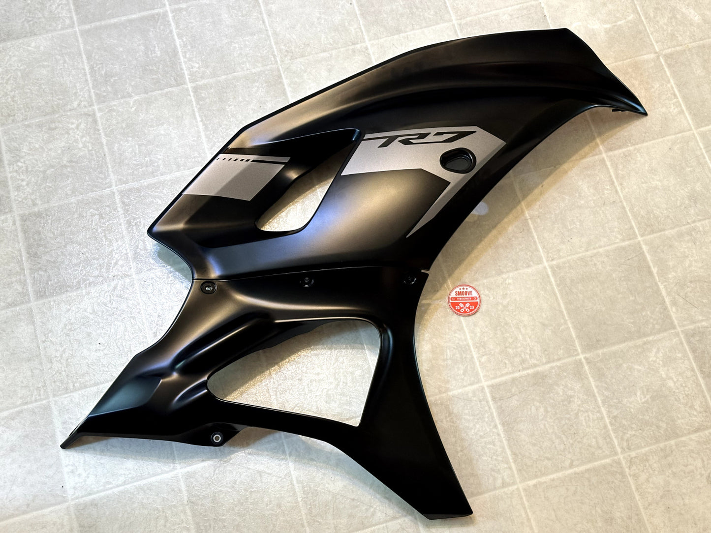 2022-2025 YAMAHA YZF R7 OEM COMPLETE FAIRING BODY PANEL PLASTIC COWL KIT BLACK