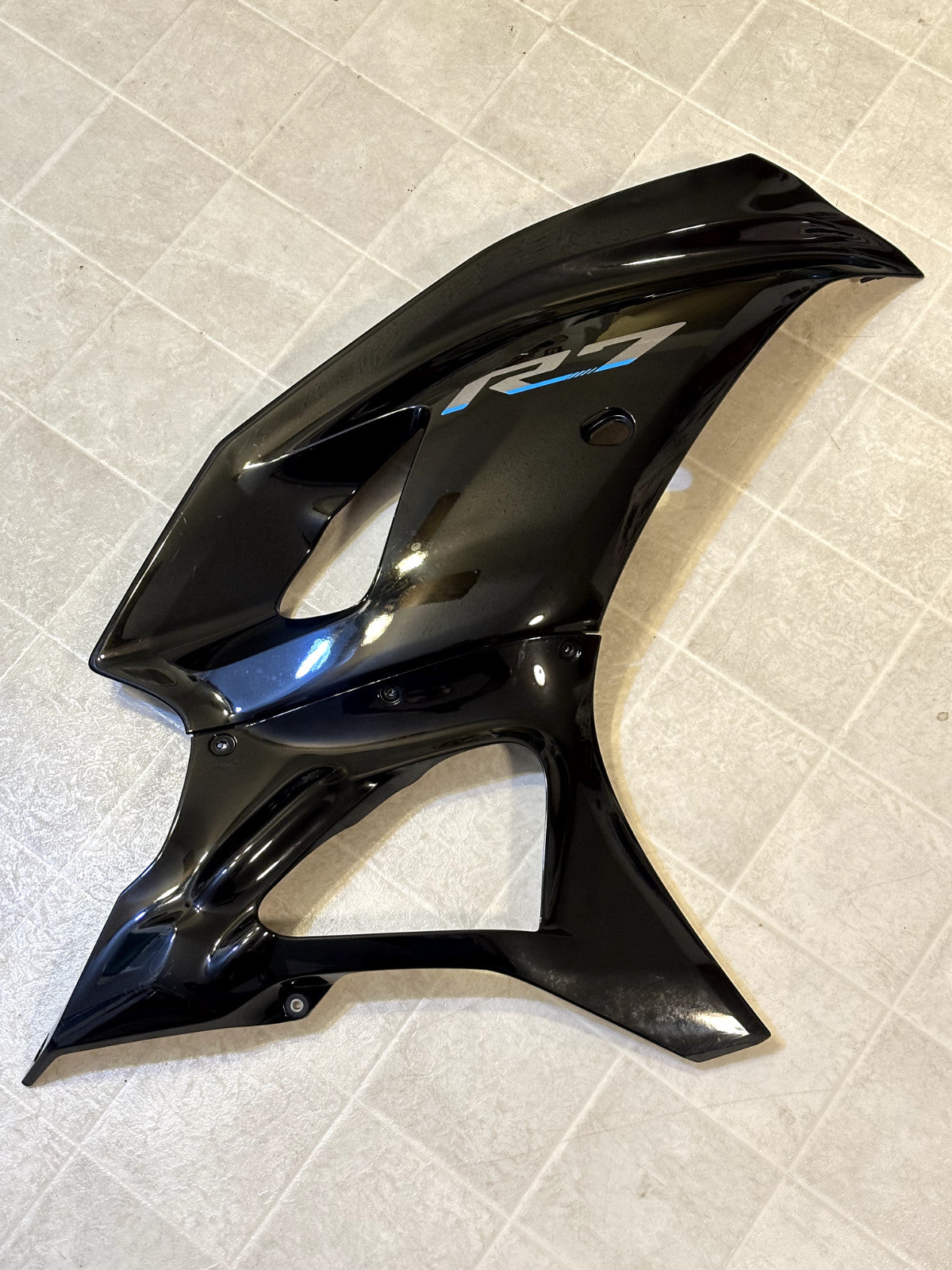 2022-2025 YAMAHA YZF R7 OEM COMPLETE FAIRING BODY PANEL PLASTICS COWL KIT BLACK