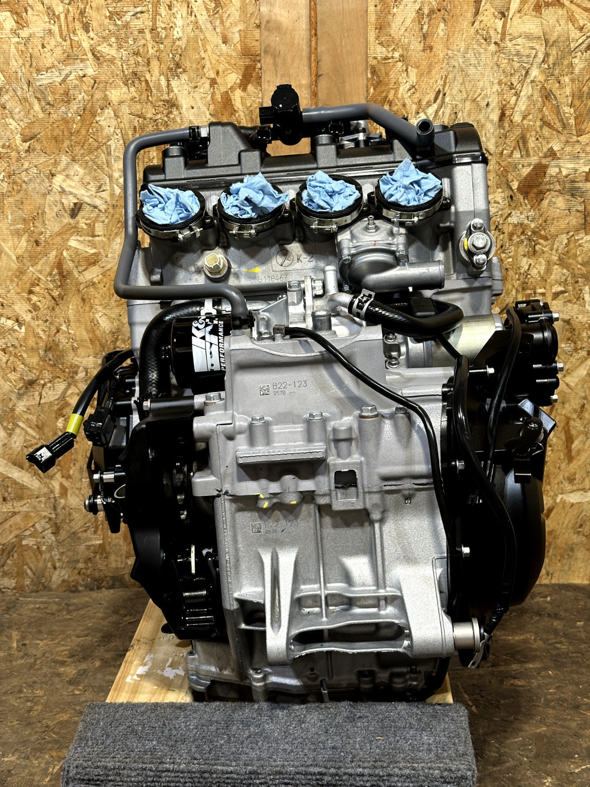 2024-2025 KAWASAKI NINJA ZX6R OEM COMPLETE ENGINE MOTOR ASSEMBLY 806 MILES MINT✅