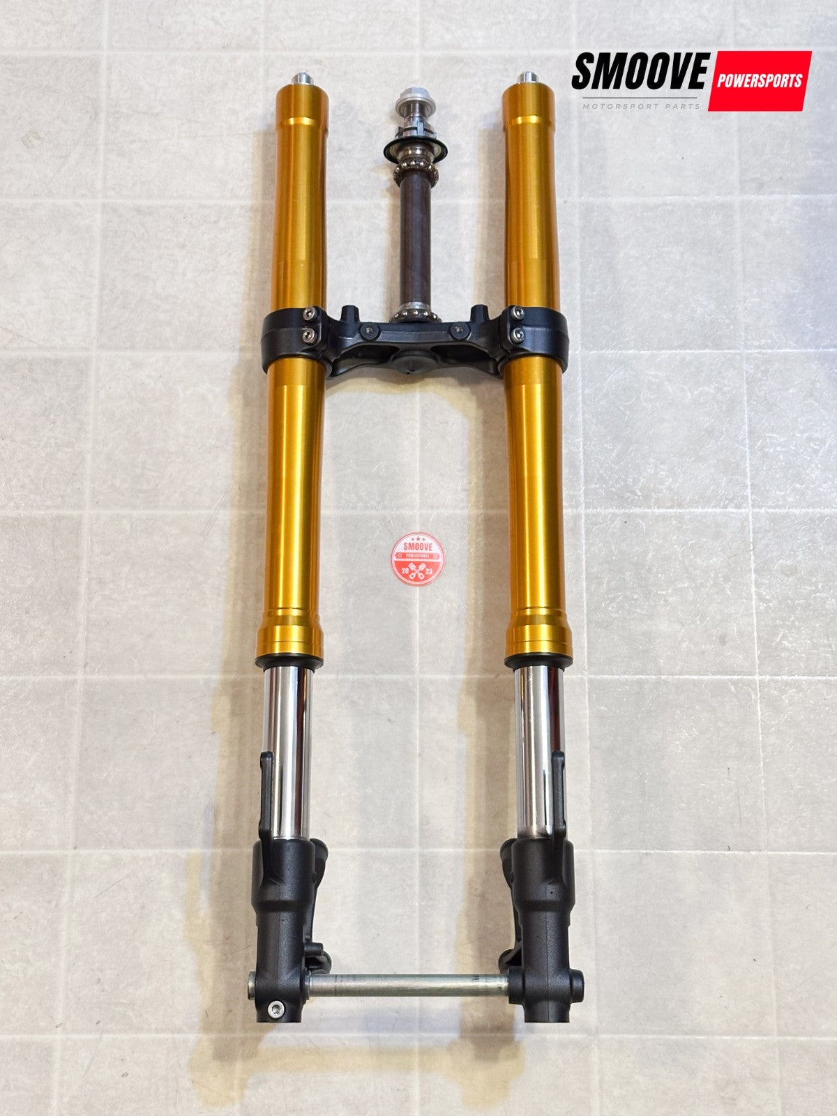 2014-2017 YAMAHA FZ09 FZ-09 OEM FRONT FORK SUSPENSION FORKS W/ TRIPLE TREE MINT