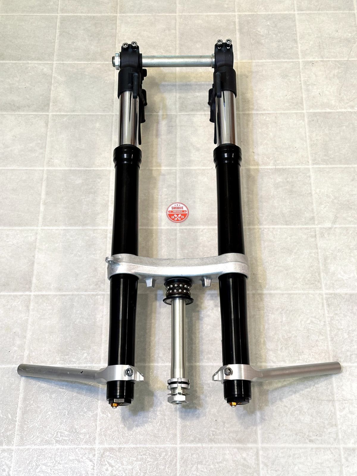 2015-2024 YAMAHA YZF R1 OEM FRONT FORK FORKS SUSPENSION & TRIPLE TREE + CLIP ONS