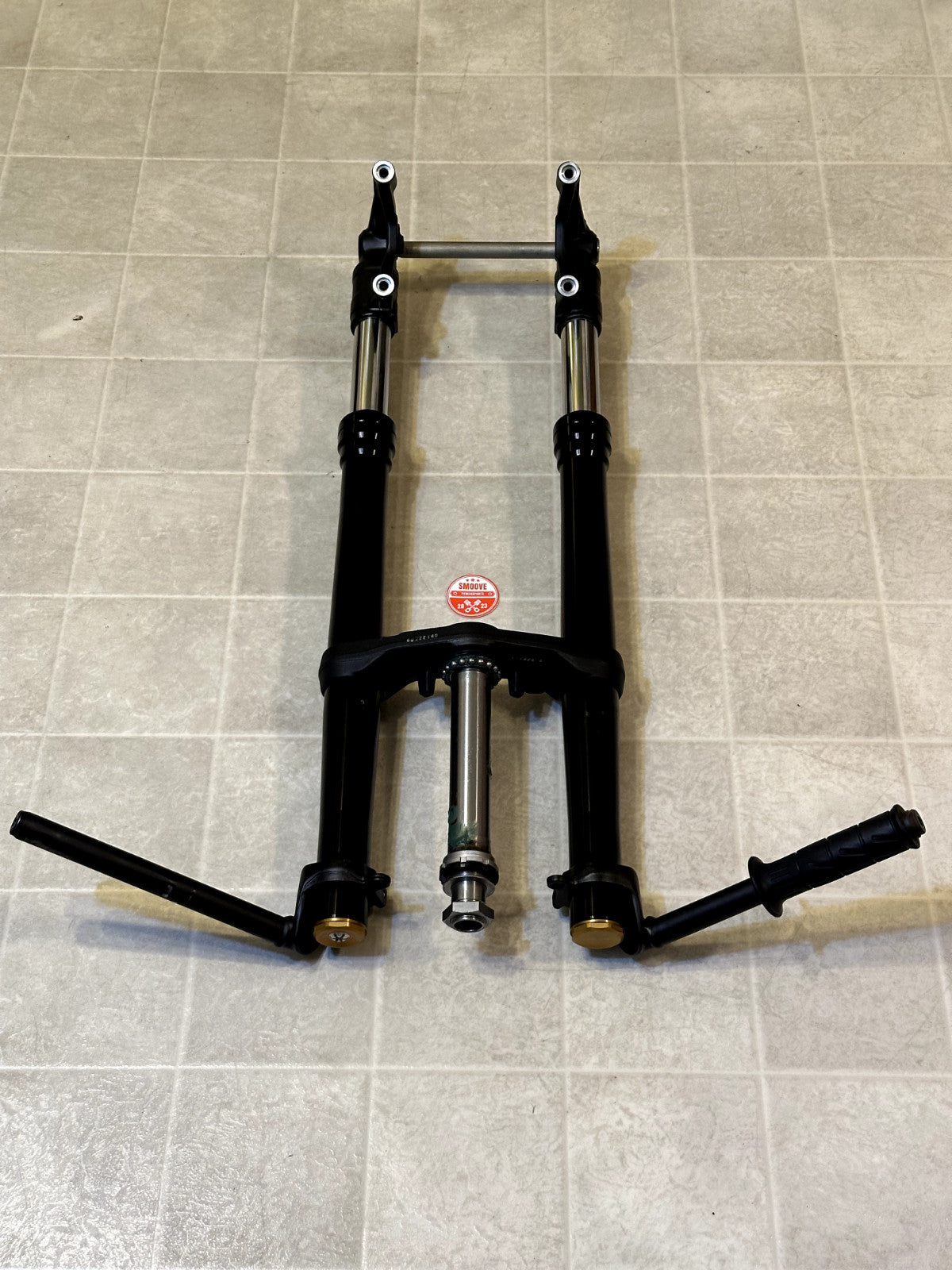2023-2025 KAWASAKI NINJA ZX4RR OEM SHOWA FRONT FORKS SUSPENSION + TREE & CLIP ON