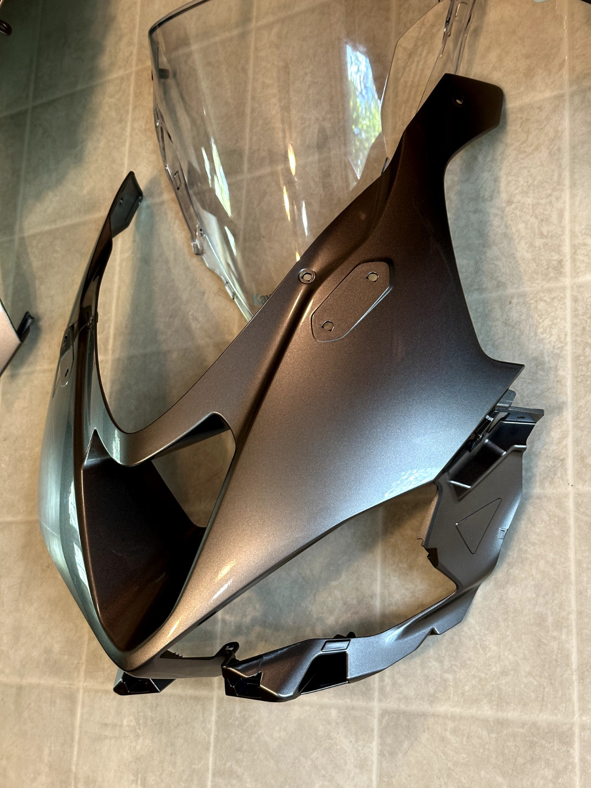 2024-2025 KAWASAKI NINJA ZX6R ZX636 OEM FAIRING BODY PLASTICS COWLING KIT WHITE