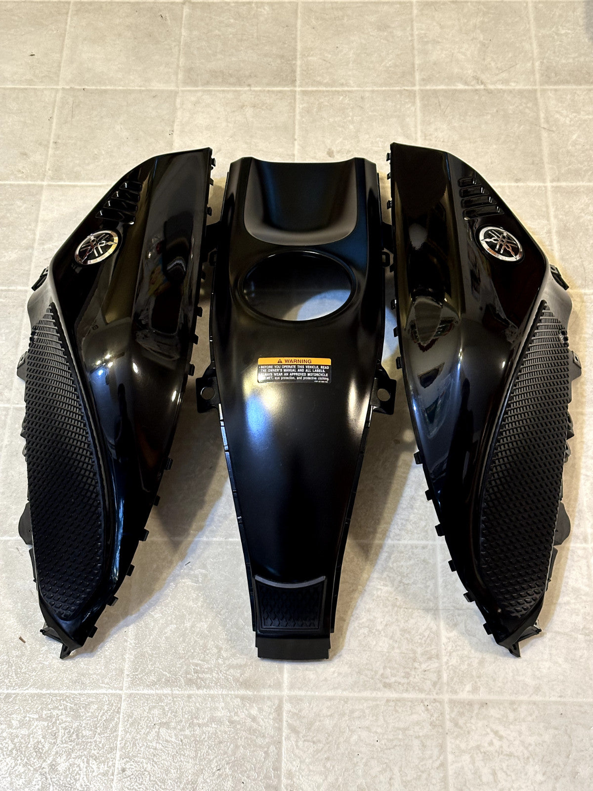 2022-2025 YAMAHA YZF R7 OEM COMPLETE FAIRING BODY PANEL PLASTICS COWL KIT BLACK