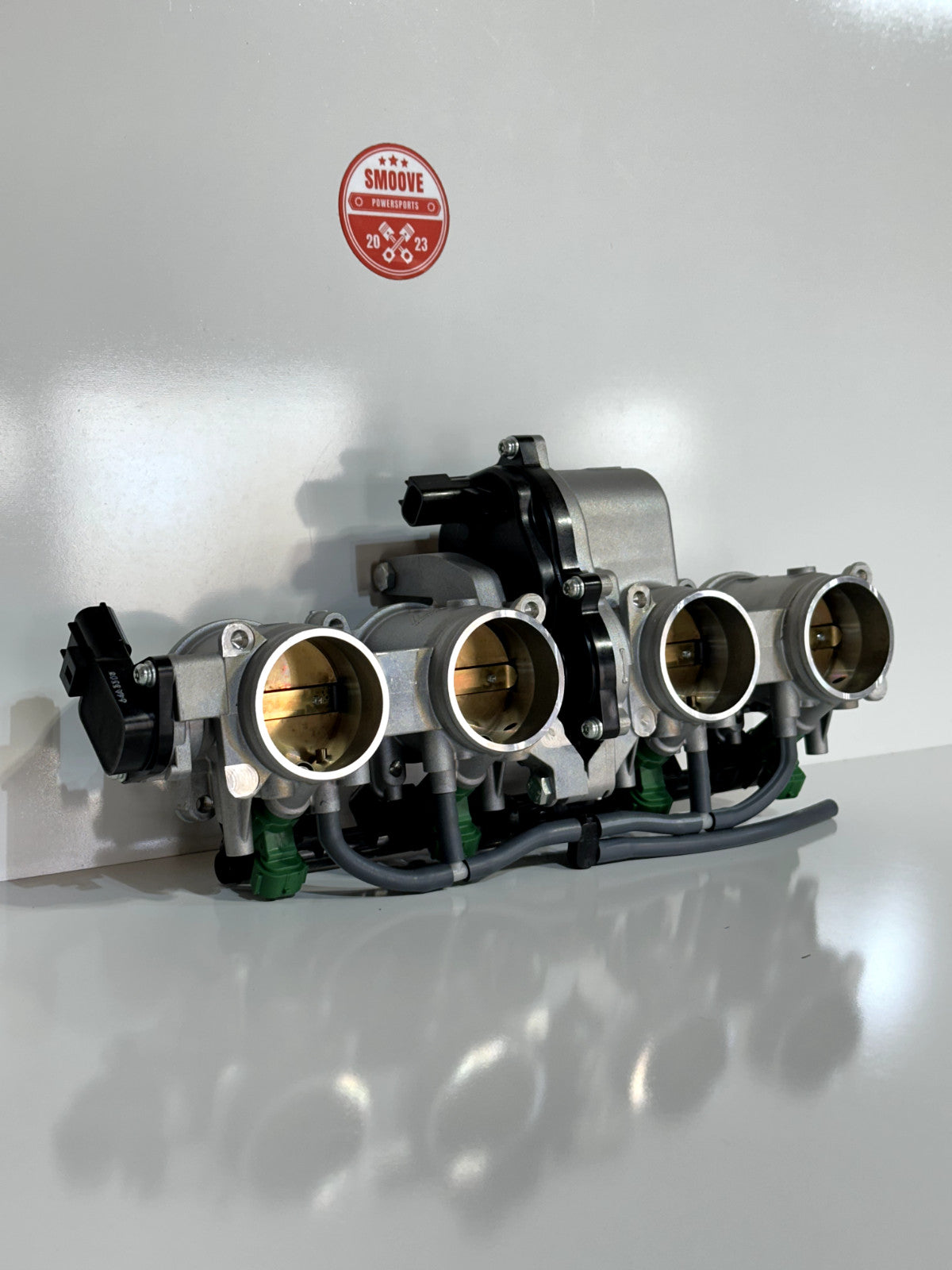 2023 2017-2025 SUZUKI GSXR1000 OEM THROTTLE BODY BODIES MAIN FUEL INJECTOR RAIL
