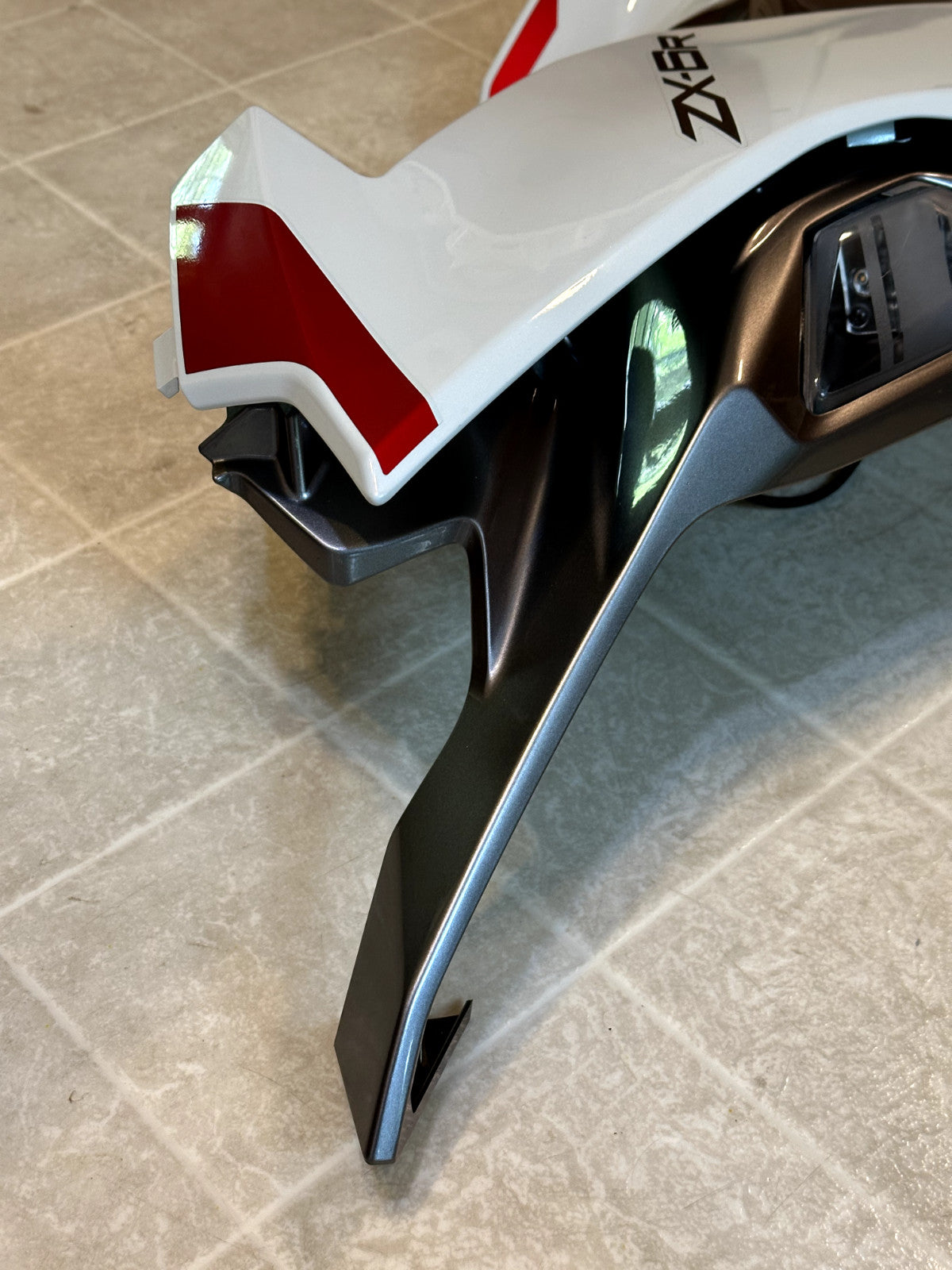 2024-2025 KAWASAKI NINJA ZX6R ZX636 OEM FAIRING BODY PLASTICS COWLING KIT WHITE