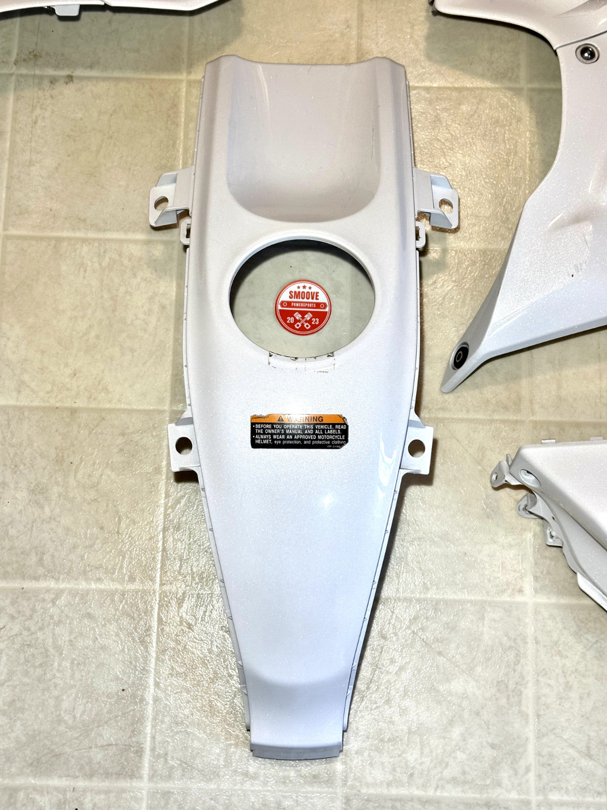 2022-2025 YAMAHA YZF R7 OEM COMPLETE FAIRING BODY PANEL PLASTICS COWL KIT WHITE