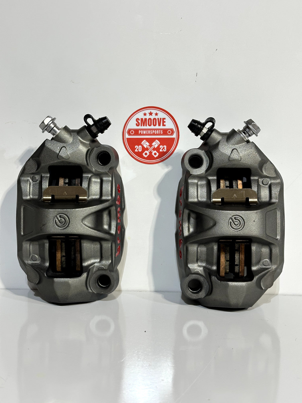 2021-2025 KAWASAKI NINJA ZX10R ZX10 OEM BREMBO FRONT BRAKE CALIPER SET W/ PADS