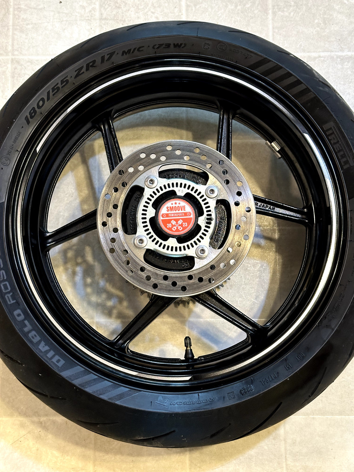 2019-2025 KAWASAKI NINJA ZX6R ZX636 OEM REAR BACK WHEEL RIM ROTOR SPROCKET TIRE