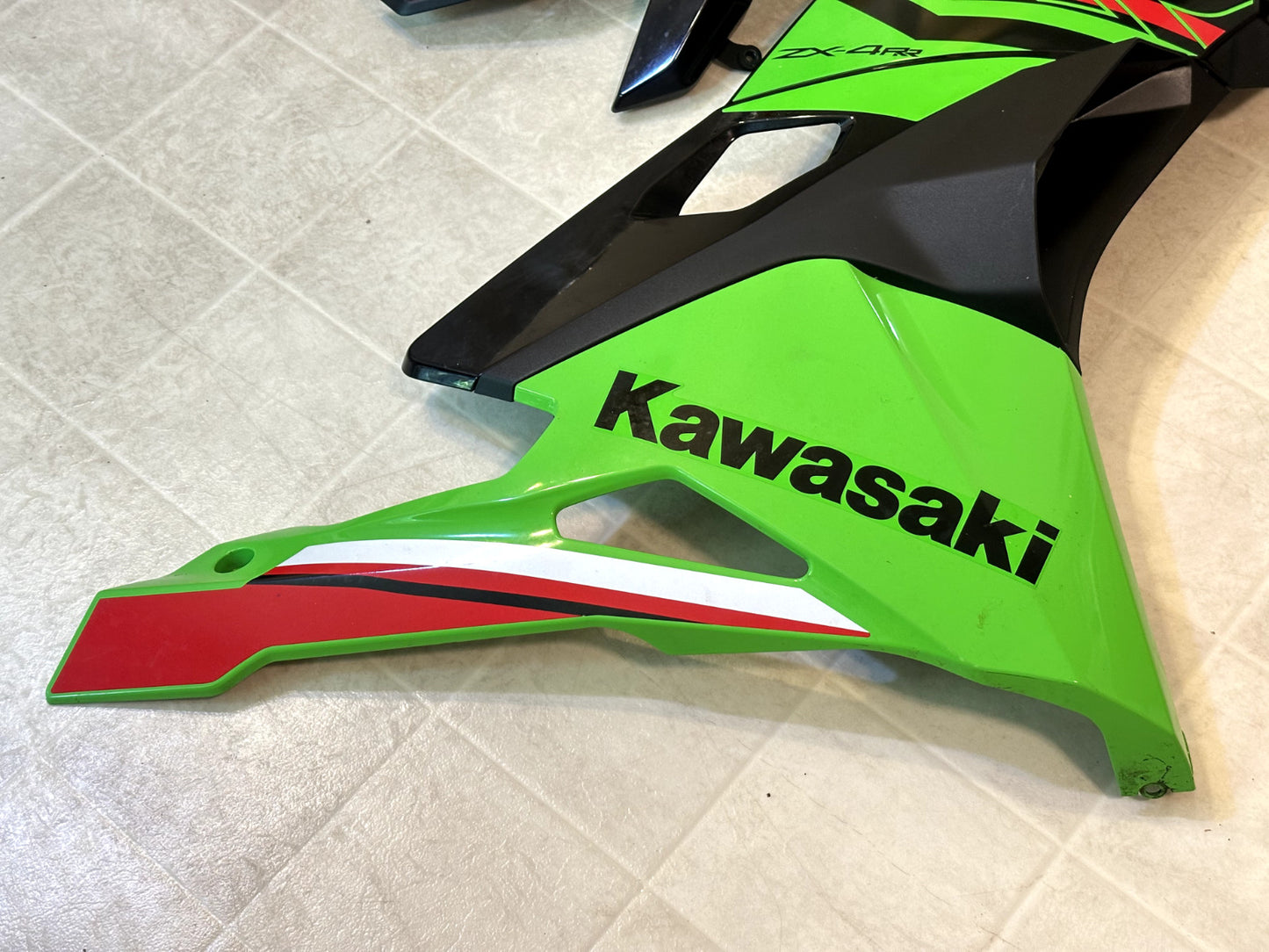 2023-2025 KAWASAKI NINJA ZX4RR OEM FAIRING BODY PANEL COWLING KIT KRT GREEN
