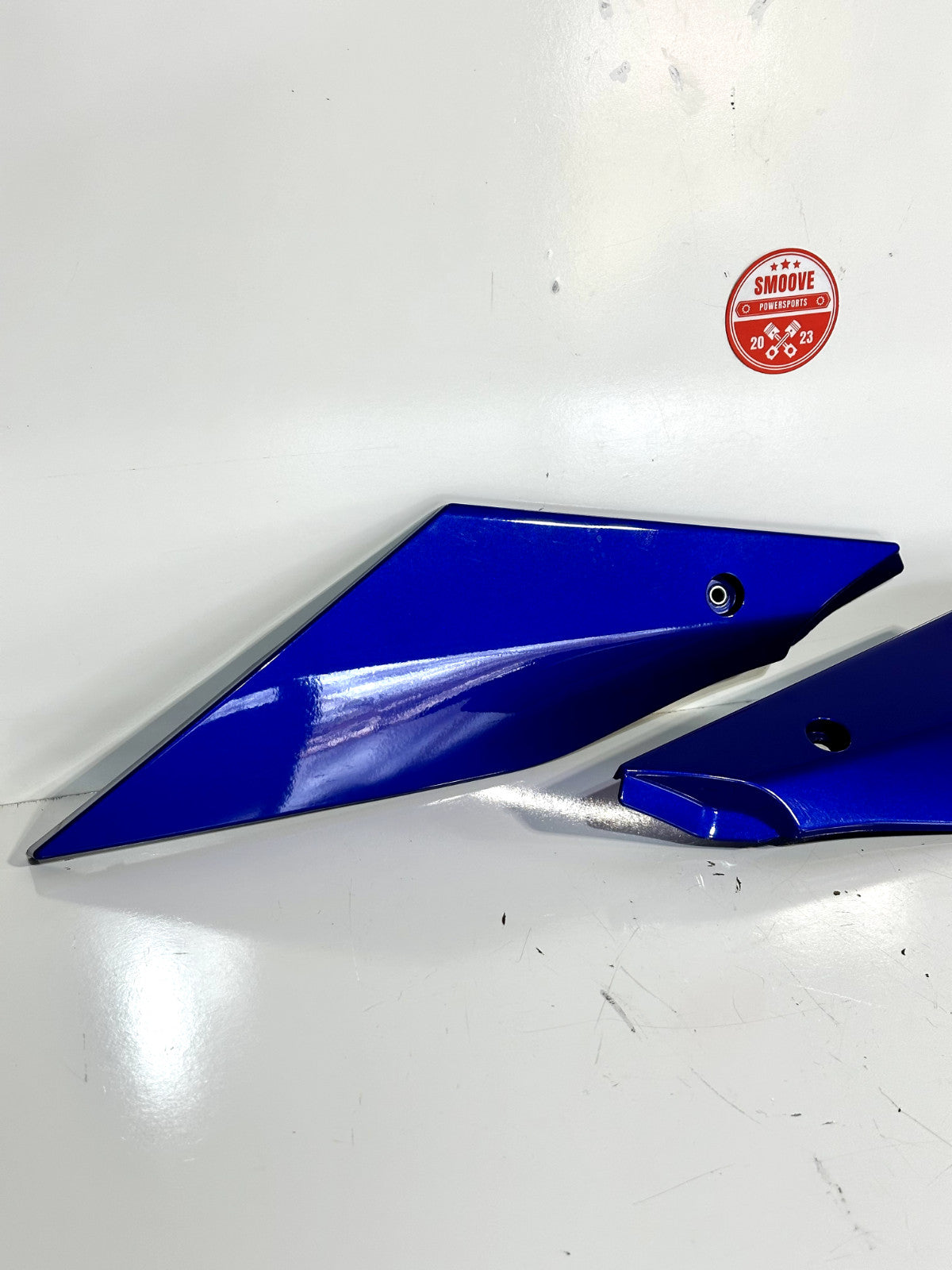 2020-2024 YAMAHA YZF R1 RIGHT LEFT SIDE TANK TRIM FAIRING PANEL COWL BLUE OEM