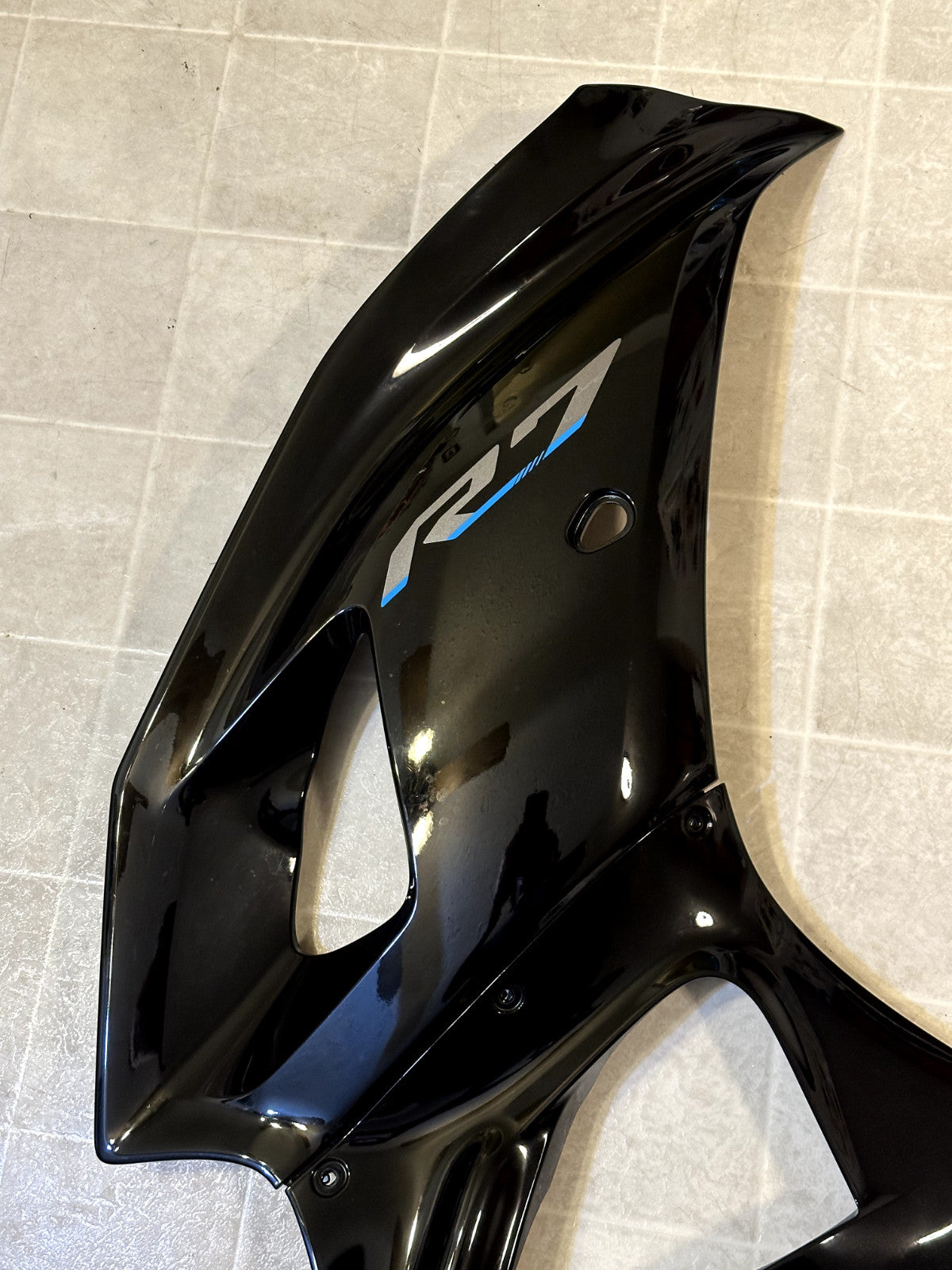 2022-2025 YAMAHA YZF R7 OEM COMPLETE FAIRING BODY PANEL PLASTICS COWL KIT BLACK