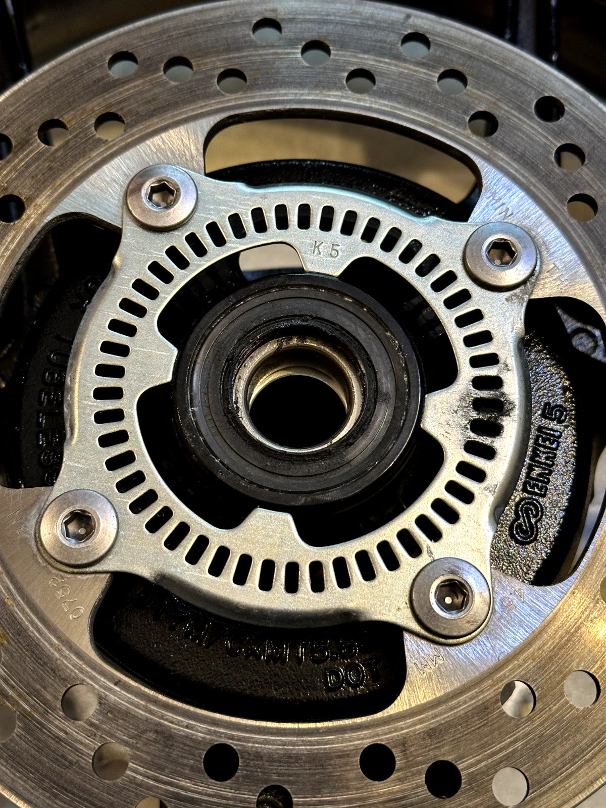 2019-2025 KAWASAKI NINJA ZX6R ZX636 OEM REAR BACK WHEEL RIM ROTOR SPROCKET TIRE