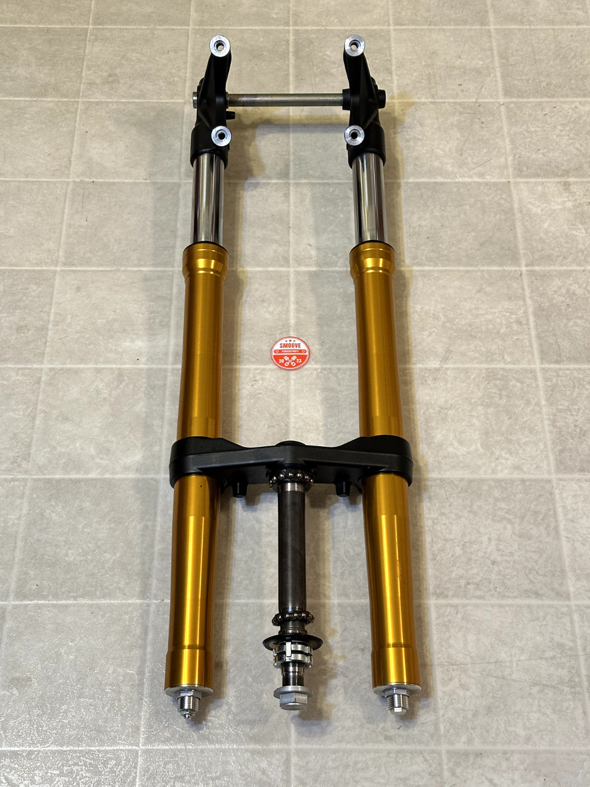 2014-2017 YAMAHA FZ09 FZ-09 OEM FRONT FORK SUSPENSION FORKS W/ TRIPLE TREE MINT