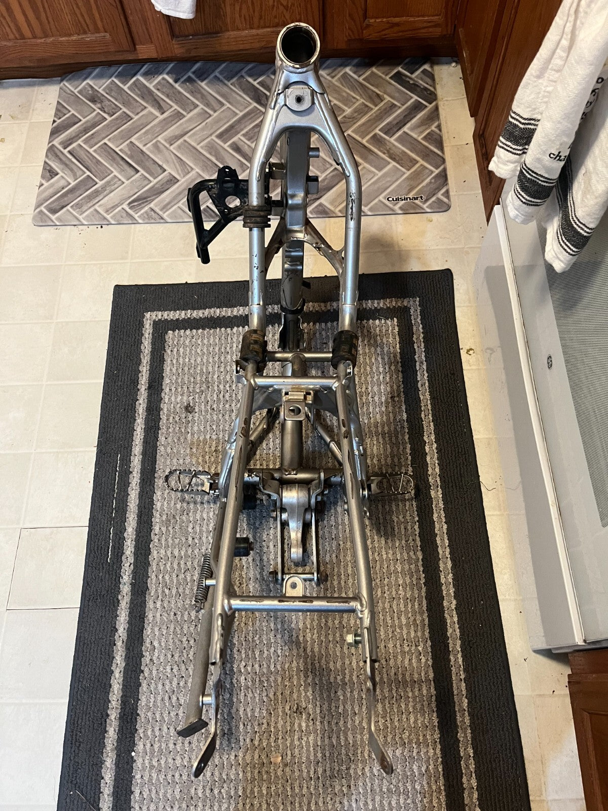 2006 Kawasaki KX100 KX 100 Frame Main Chassis Steel OEM Sub Frame Rear