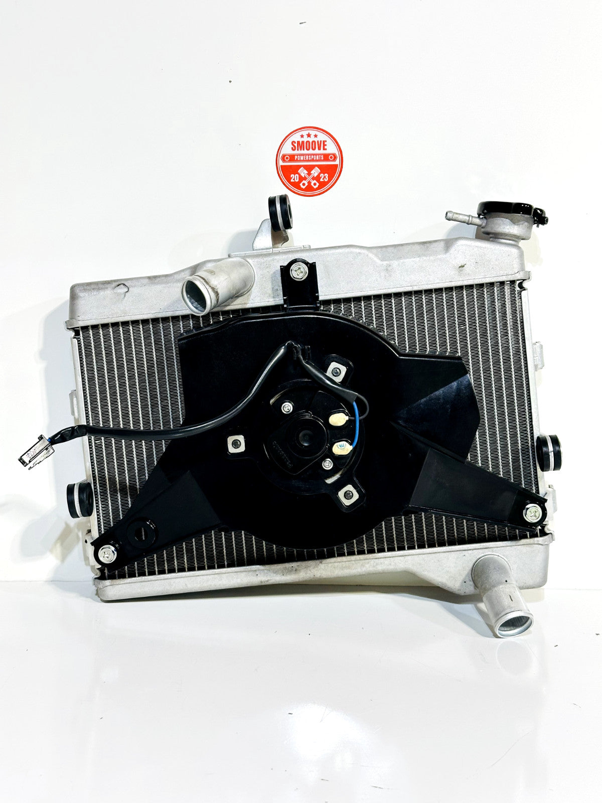 2022-2025 YAMAHA YZF R7 OEM RADIATOR ENGINE MOTOR COOLER ASSEMBLY W/ FAN