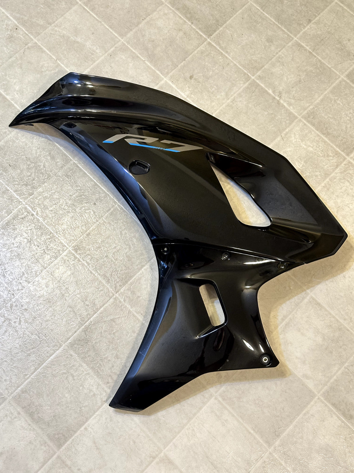 2022-2025 YAMAHA YZF R7 OEM COMPLETE FAIRING BODY PANEL PLASTICS COWL KIT BLACK