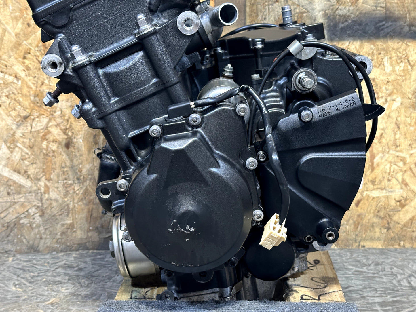 2008-2020 YAMAHA YZF R6 OEM COMPLETE ENGINE MOTOR ASSEMBLY RUNS STRONG 14K MILES