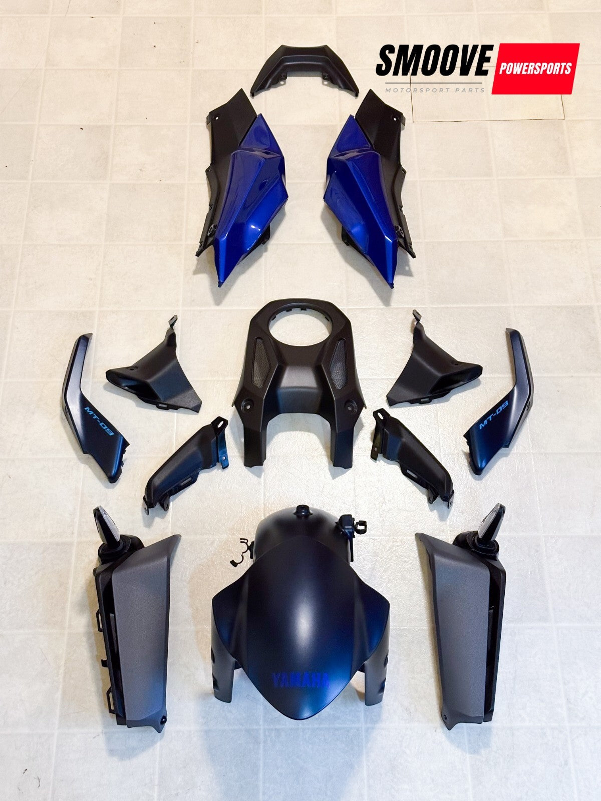 2024-2025 YAMAHA MT09 MT-09 OEM COMPLETE FAIRING BODY PANEL COWLING KIT BLUE