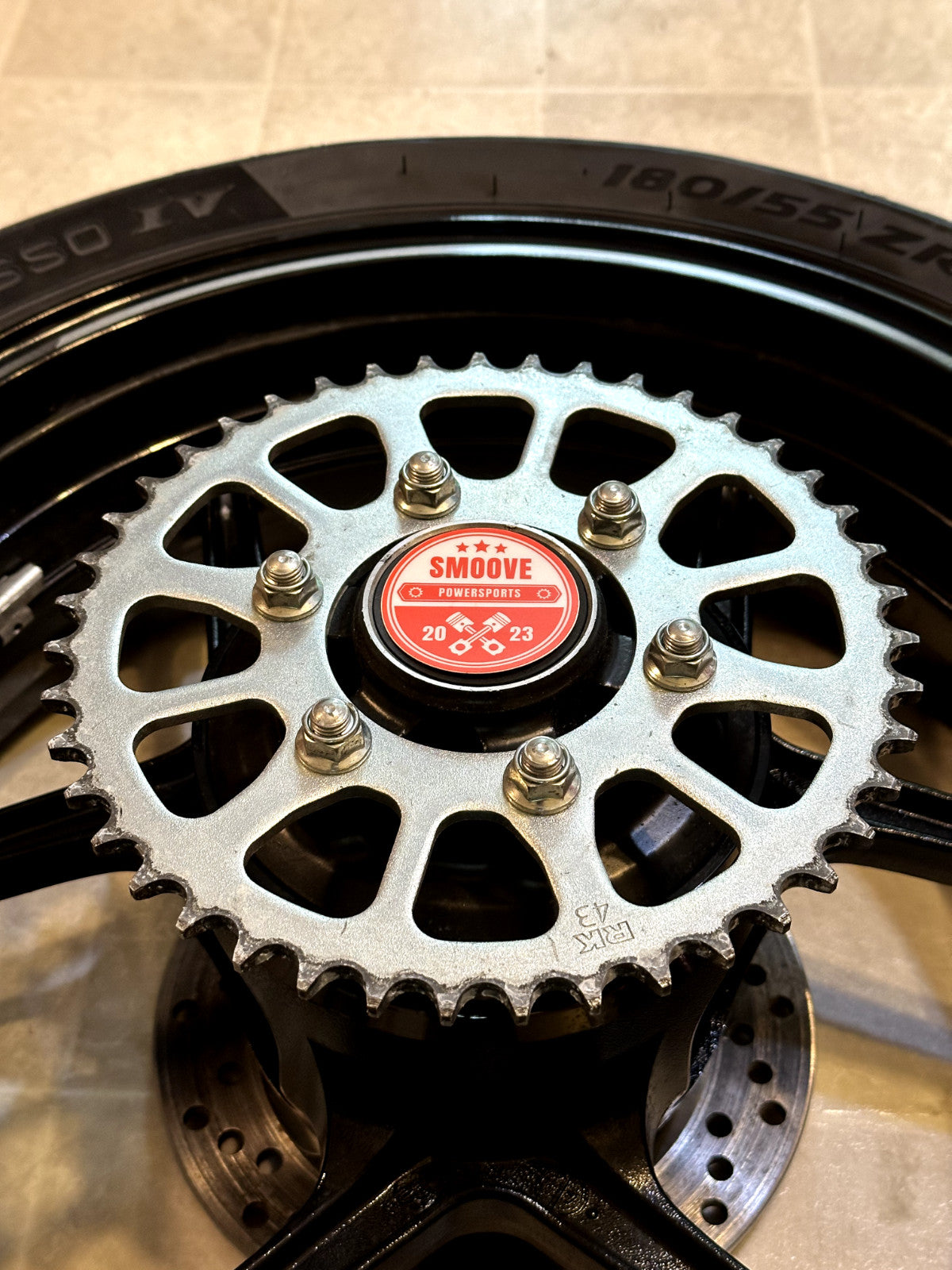 2019-2025 KAWASAKI NINJA ZX6R ZX636 OEM REAR BACK WHEEL RIM ROTOR SPROCKET TIRE