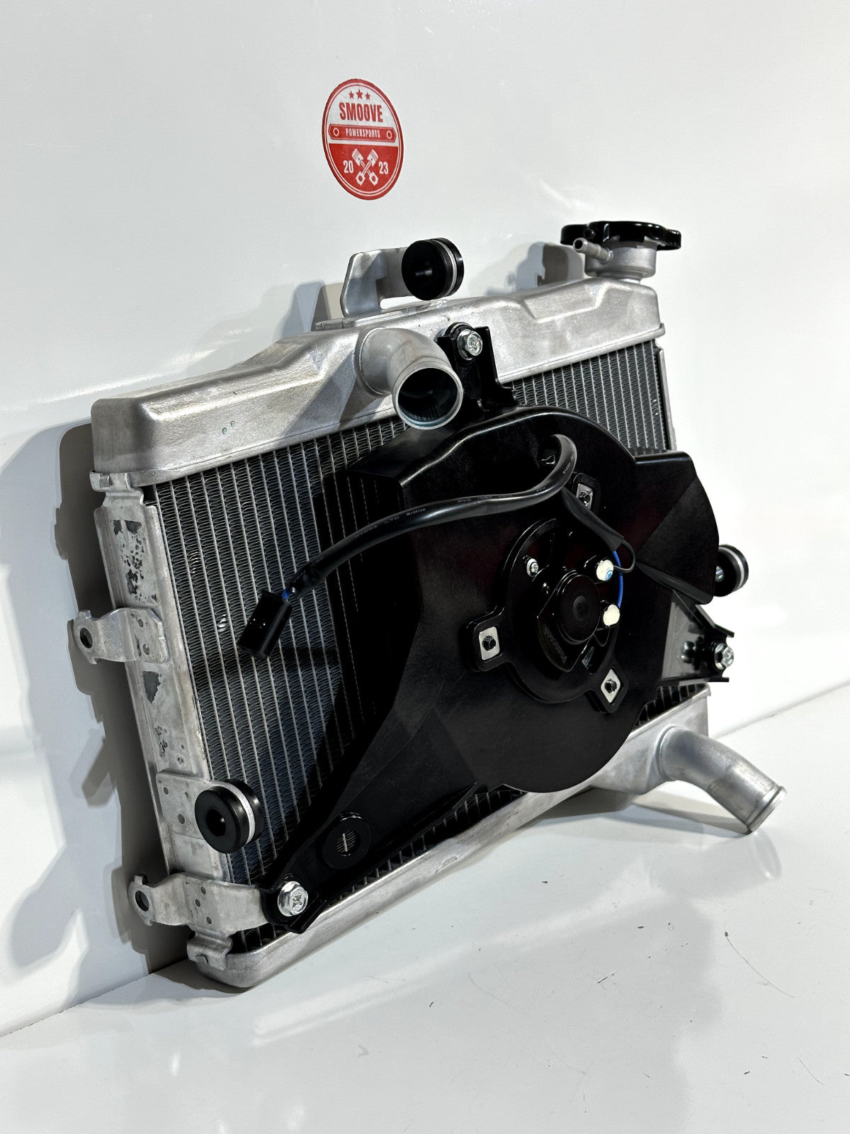 2022-2025 YAMAHA YZF R7 OEM RADIATOR ENGINE MOTOR COOLANT COOLER W/ BLOWER FAN