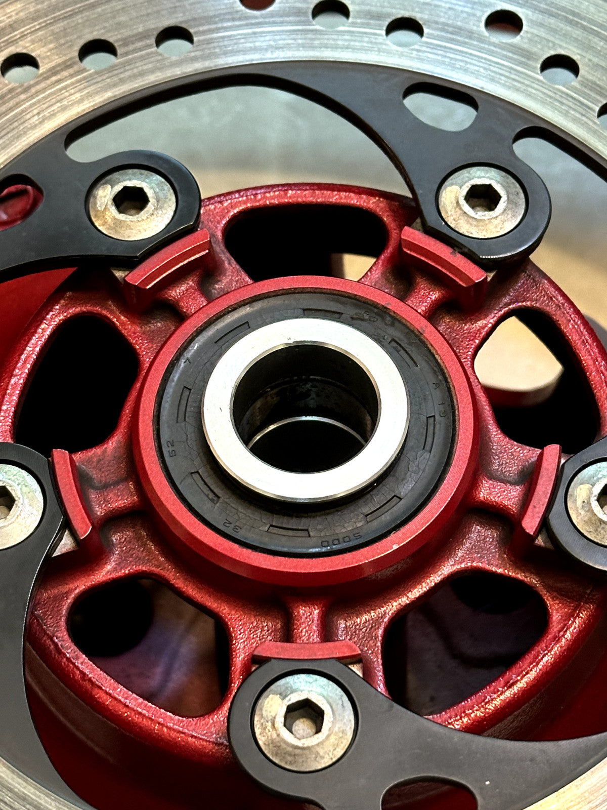 2011-2025 SUZUKI GSXR750 OEM REAR BACK WHEEL RIM TIRE ROTOR SPROCKET RED
