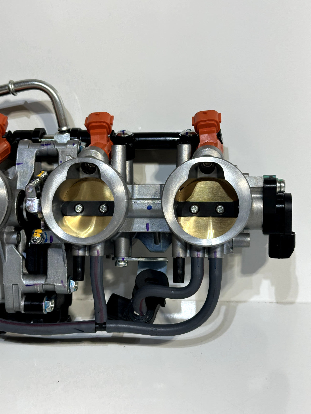 2024-2025 KAWASAKI NINJA ZX6R ZX636 OEM THROTTLE BODY BODIES W/ FUEL INJECTORS