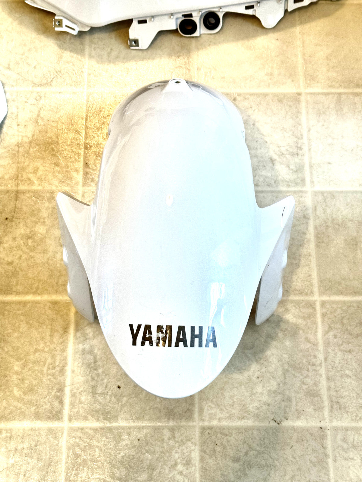 2022-2025 YAMAHA YZF R7 OEM COMPLETE FAIRING BODY PANEL PLASTICS COWL KIT WHITE