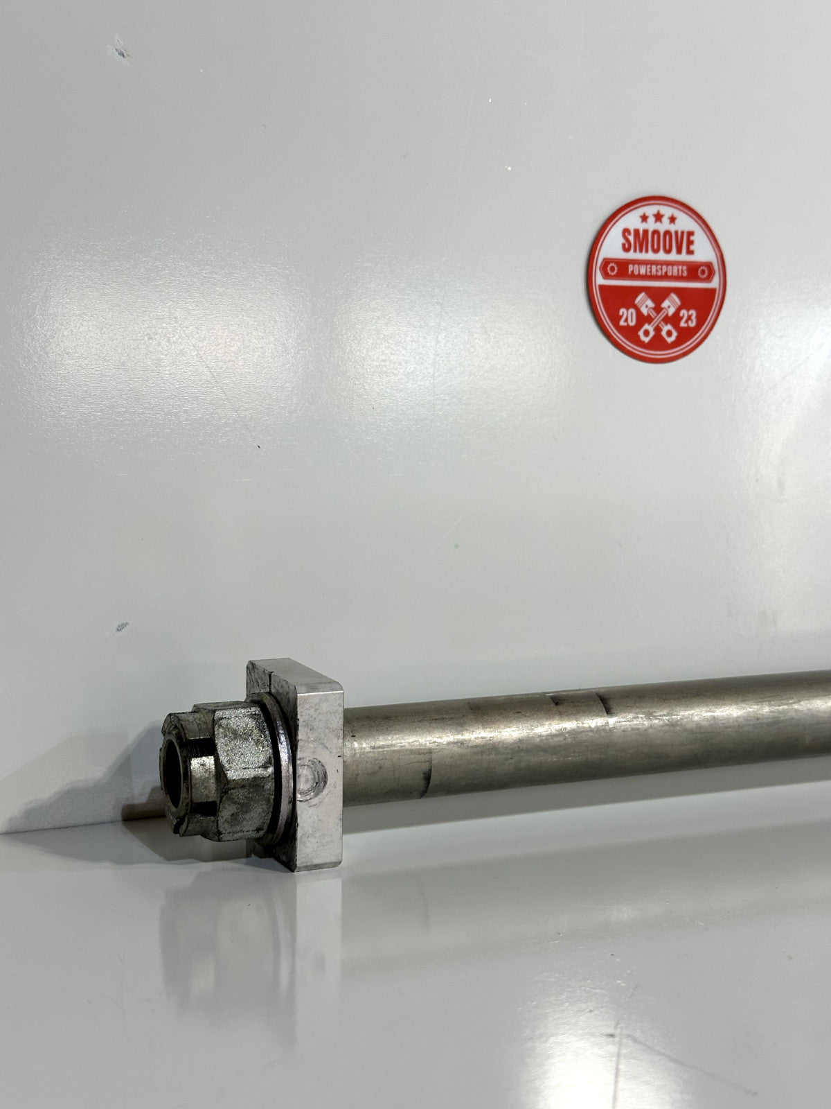 2019-2025 KAWASAKI NINJA ZX6R ZX636 OEM REAR WHEEL AXLE BOLT & NUT W/ AXLE BLOCK