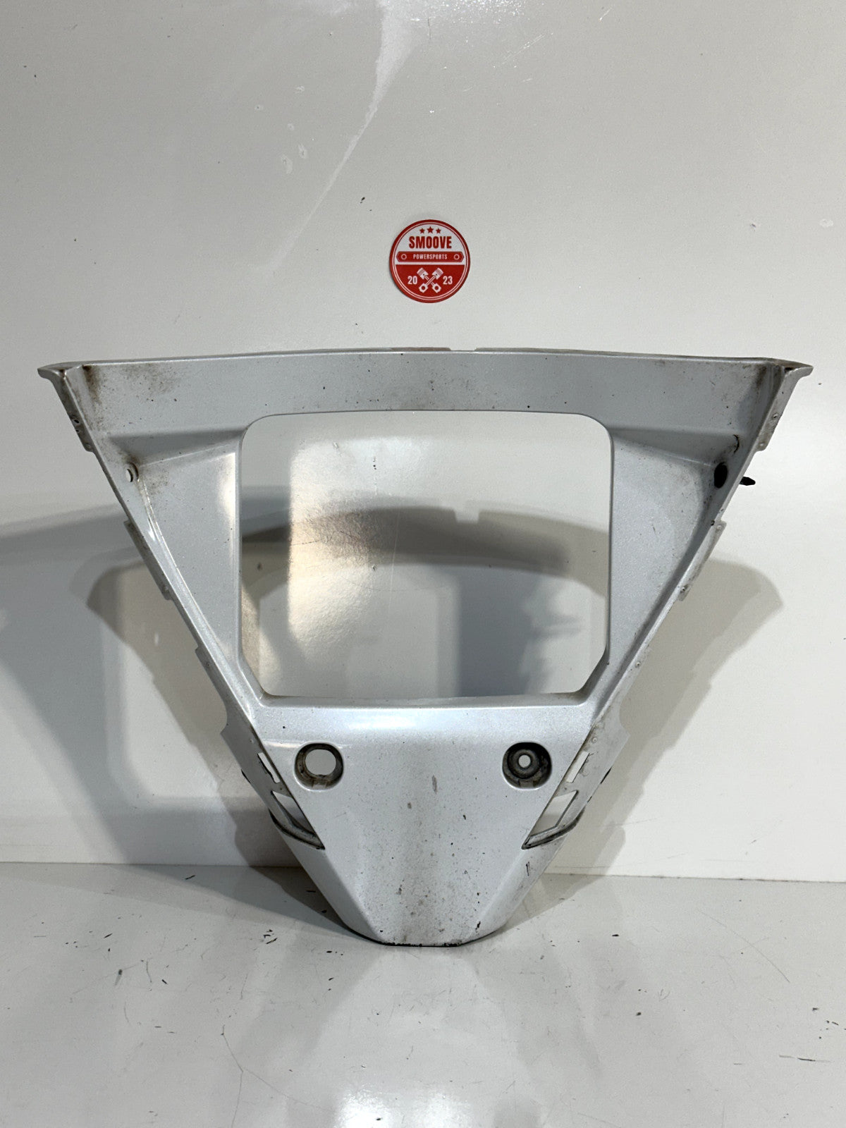 2015-2019 YAMAHA YZF R1 OEM CENTER LOWER BELLY PAN OIL COOLER FAIRING WHITE