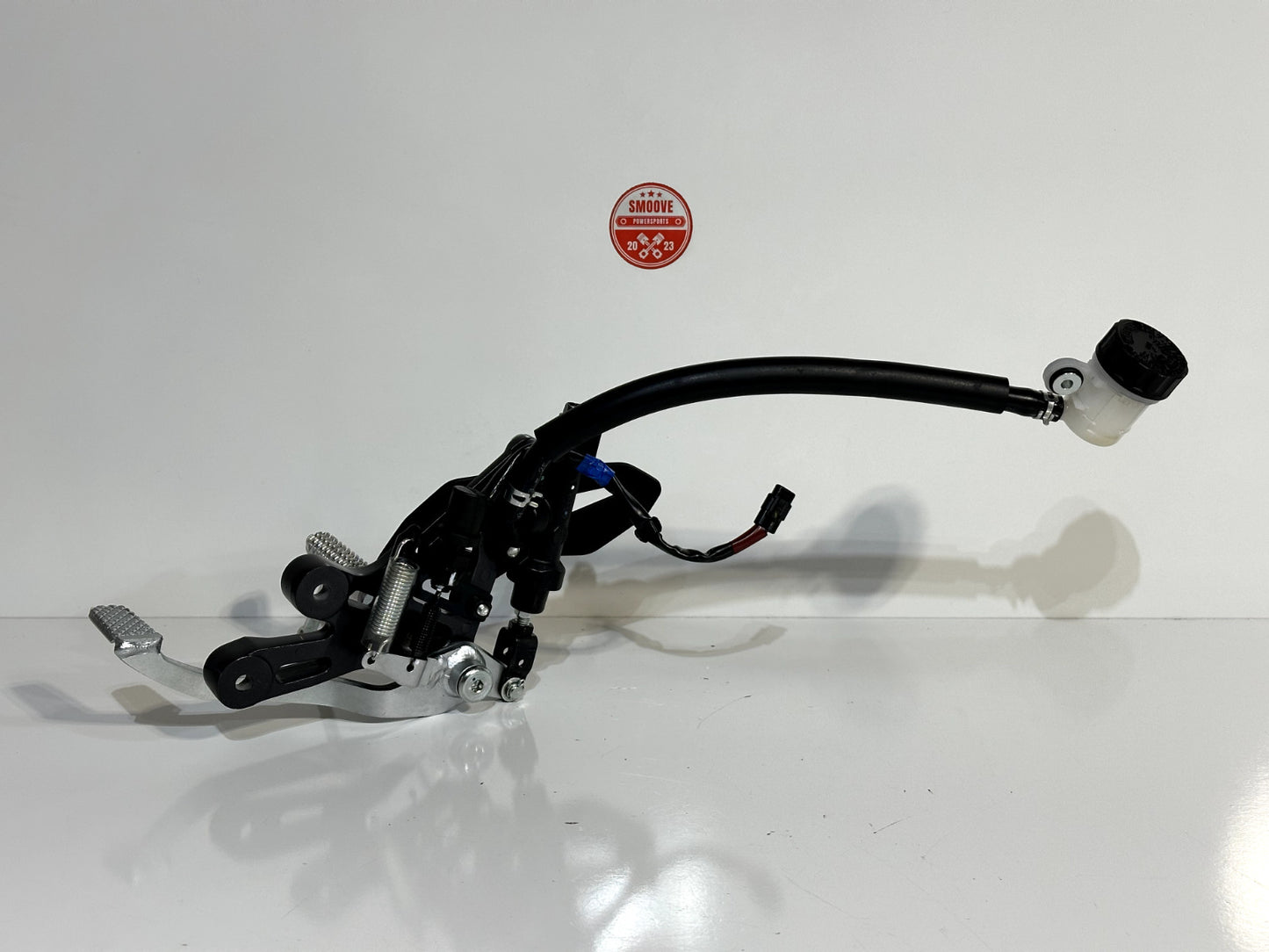 2022-2025 YAMAHA YZF R7 OEM REAR BACK BRAKE MASTER CYLINDER W/ RIGHT FOOT PEG
