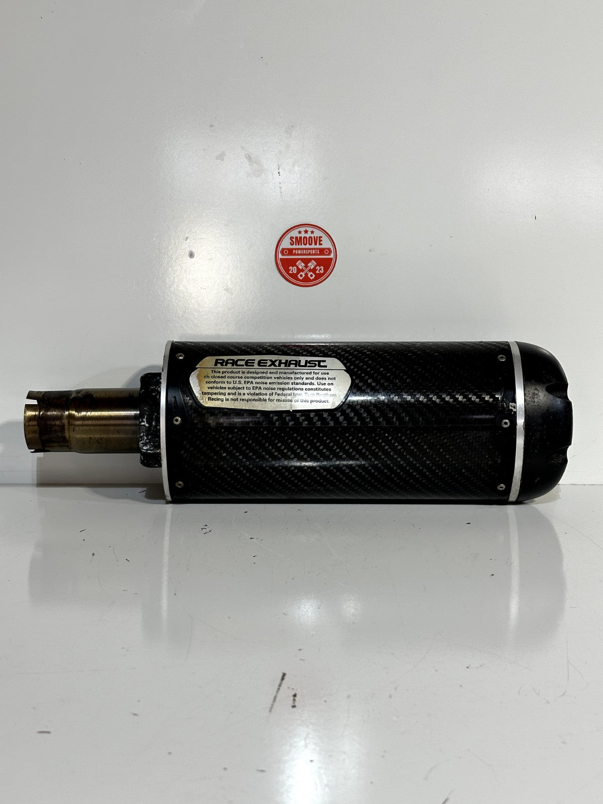 2006-2007 YAMAHA YZF R6 TWO BROTHERS SILVER SERIES CARBON FIBER MUFFLER SLIP ON