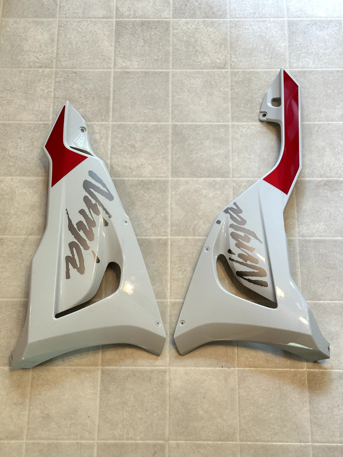 2024-2025 KAWASAKI NINJA ZX6R ZX636 OEM FAIRING BODY PLASTICS COWLING KIT WHITE