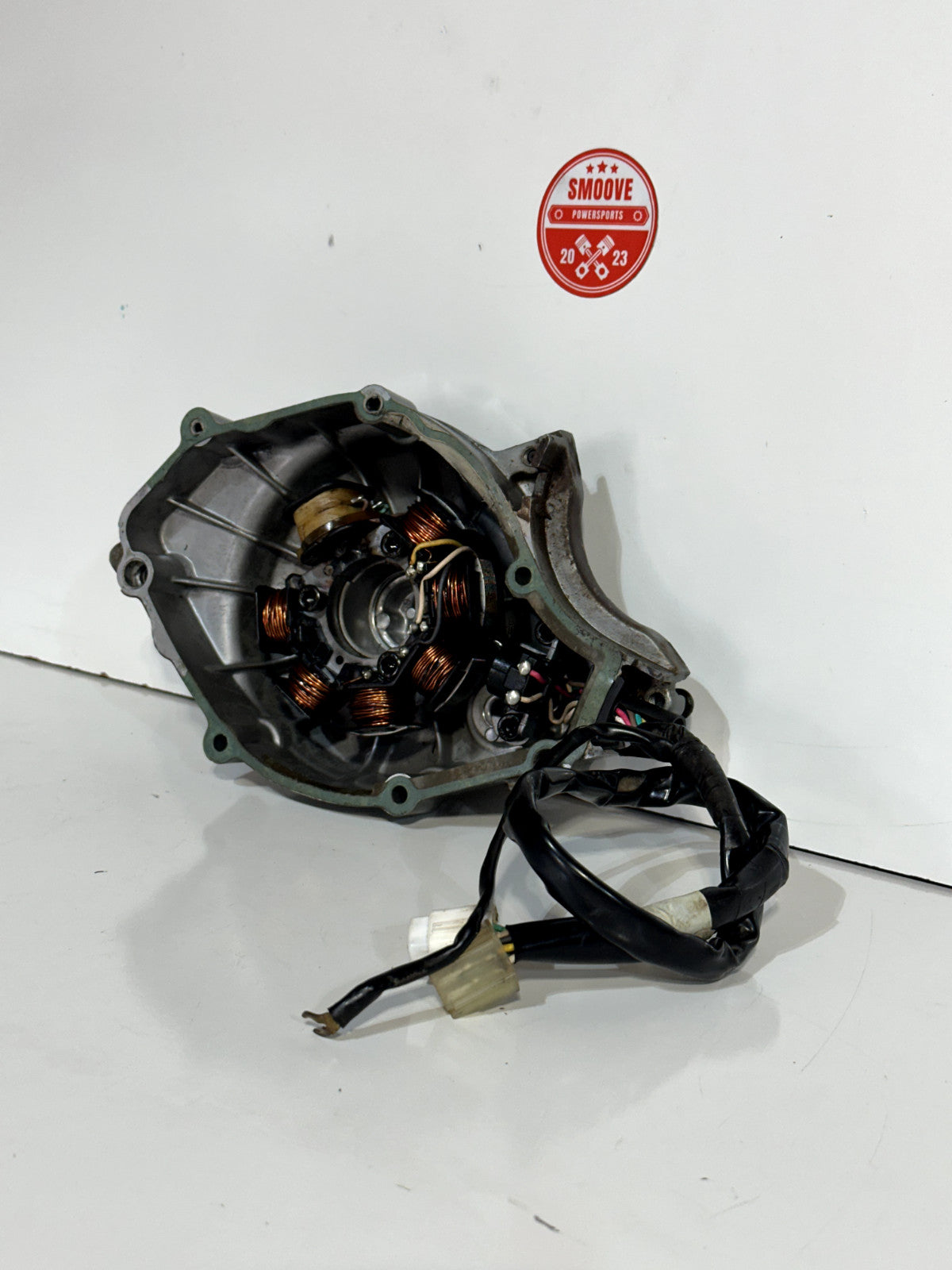 2007 YAMAHA TTR125 TTR 125 OEM STATOR MAGNETO COVER W/ STATOR MAGNETO GENERATOR