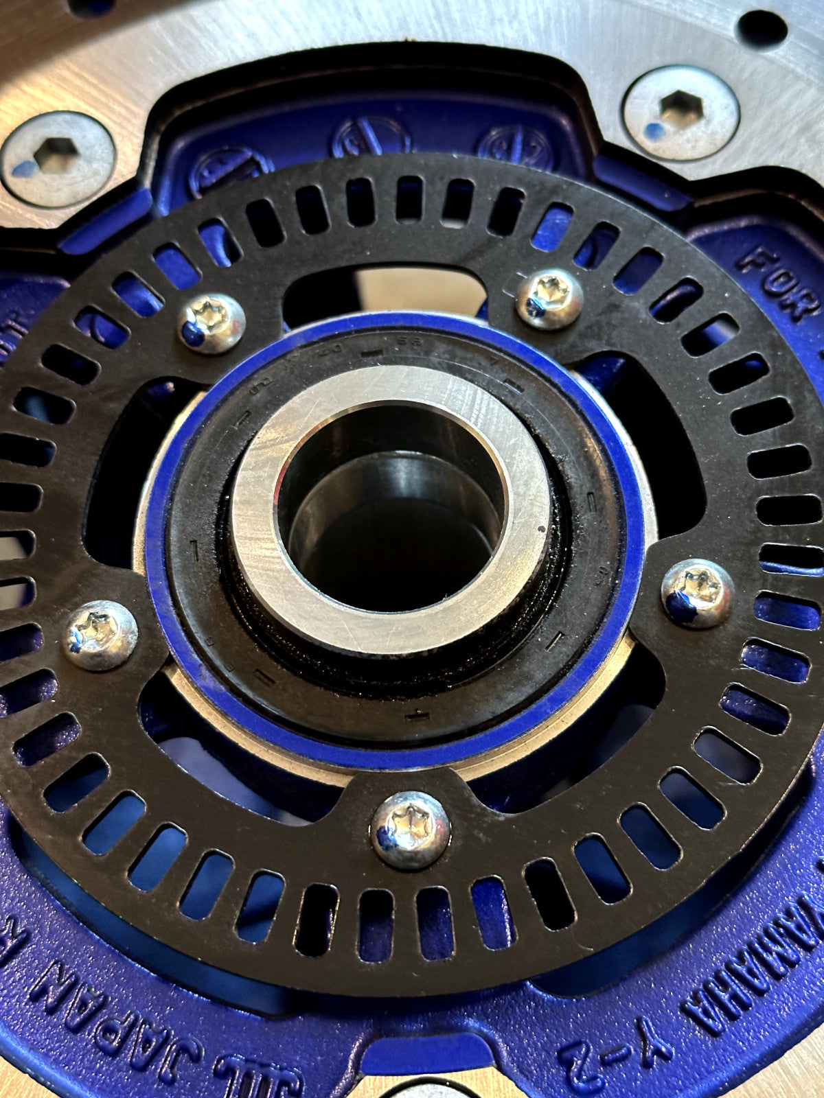 2021-2025 YAMAHA MT09 MT-09 SP OEM REAR BACK WHEEL RIM TIRE SPROCKET ROTOR BLUE