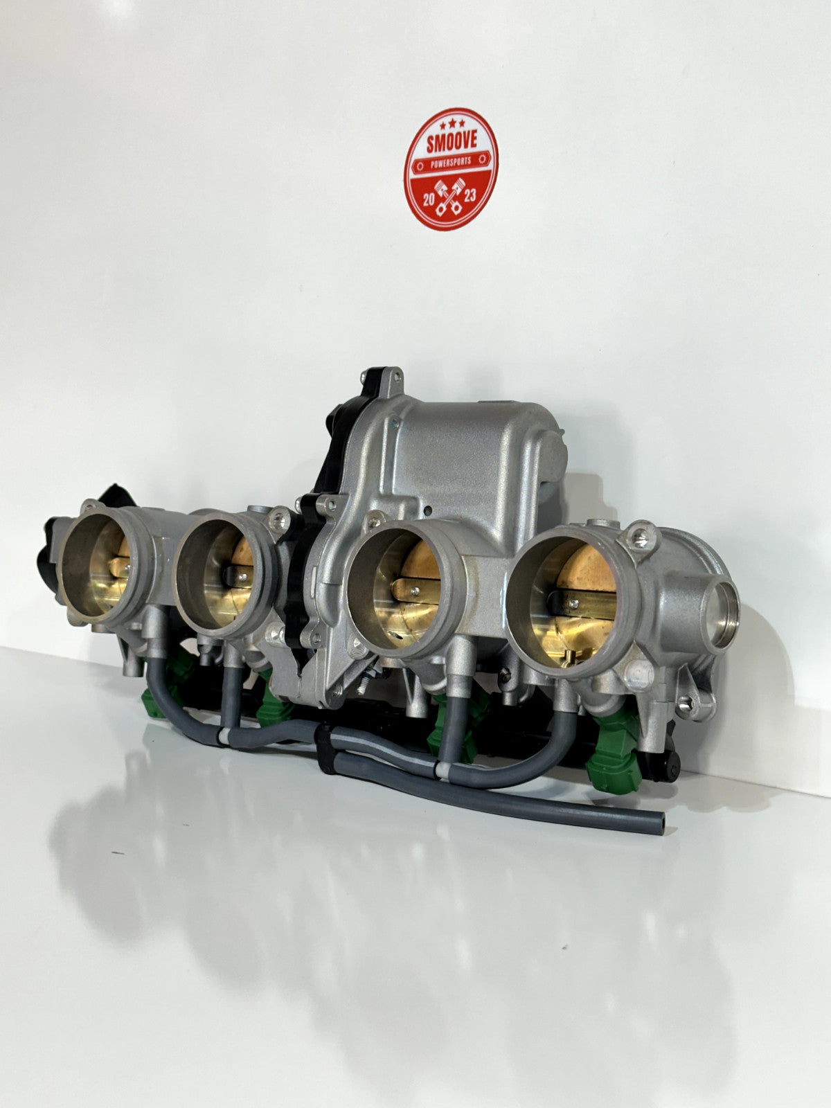 2023 2017-2025 SUZUKI GSXR1000 OEM THROTTLE BODY BODIES MAIN FUEL INJECTOR RAIL