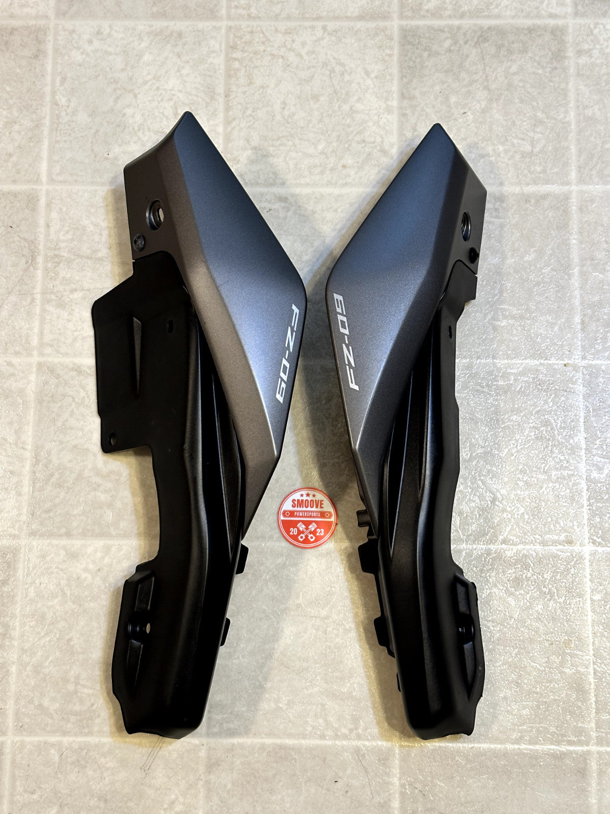 2014-2017 YAMAHA FZ09 FZ-09 OEM FAIRING COWLING BODY PLASTICS KIT GRAY BLACK