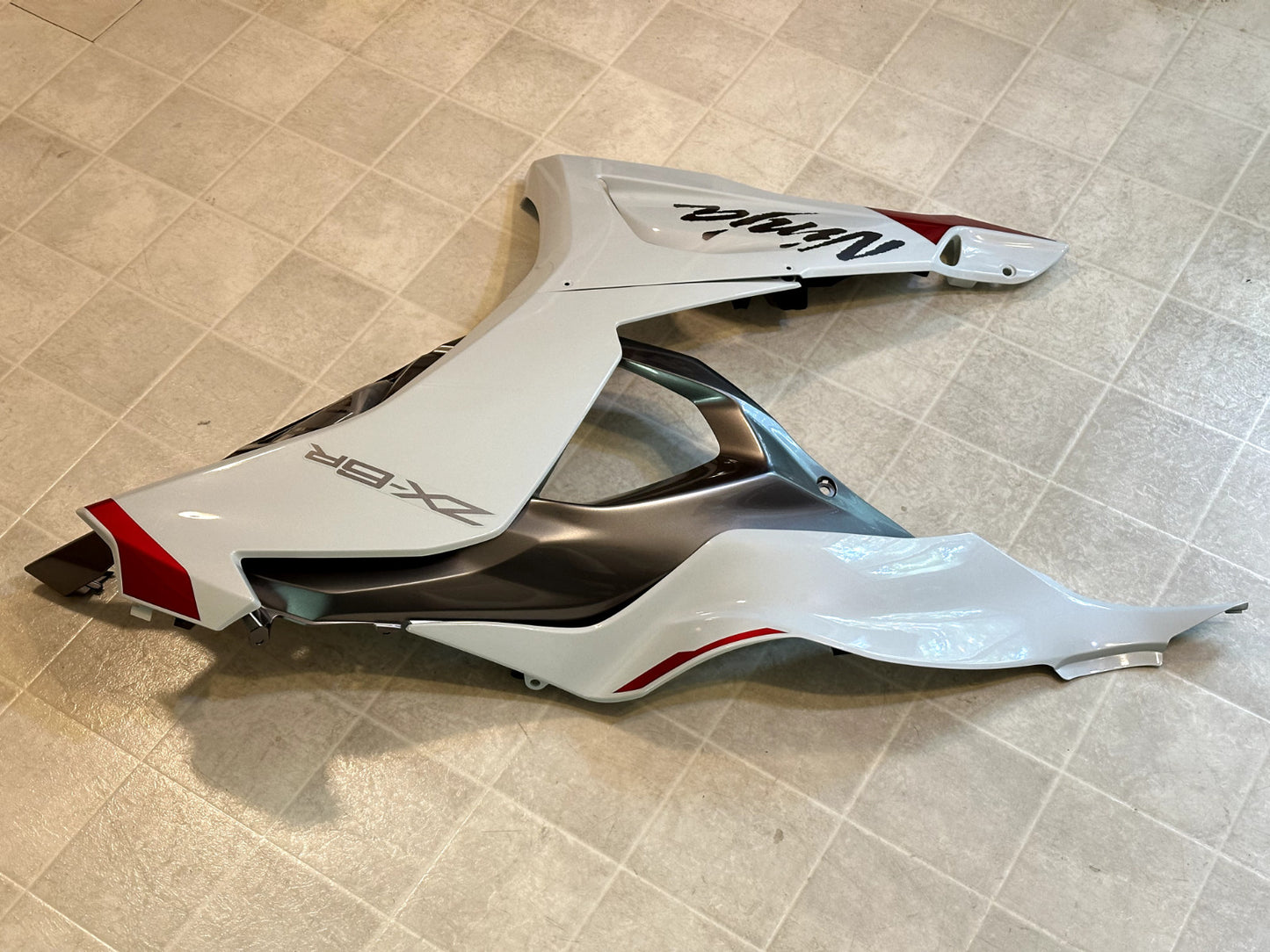 2024-2025 KAWASAKI NINJA ZX6R ZX636 OEM FAIRING BODY PLASTICS COWLING KIT WHITE