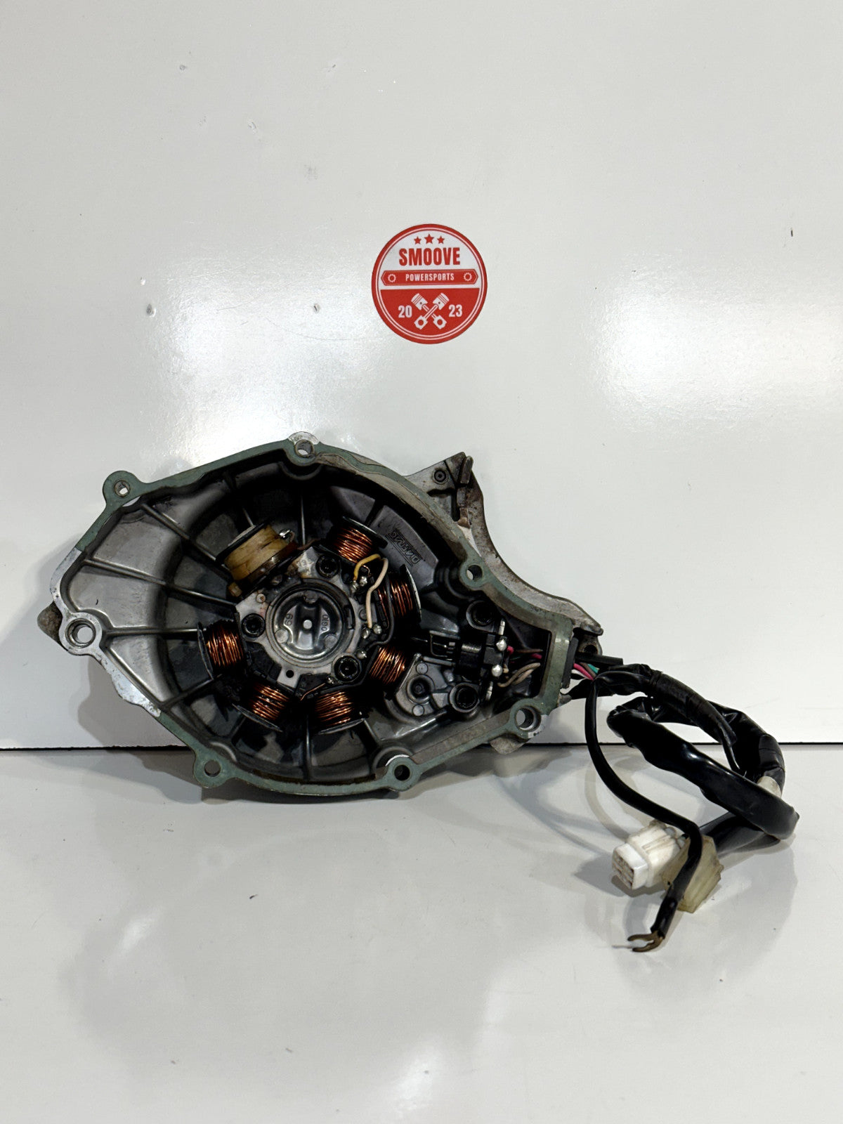 2007 YAMAHA TTR125 TTR 125 OEM STATOR MAGNETO COVER W/ STATOR MAGNETO GENERATOR