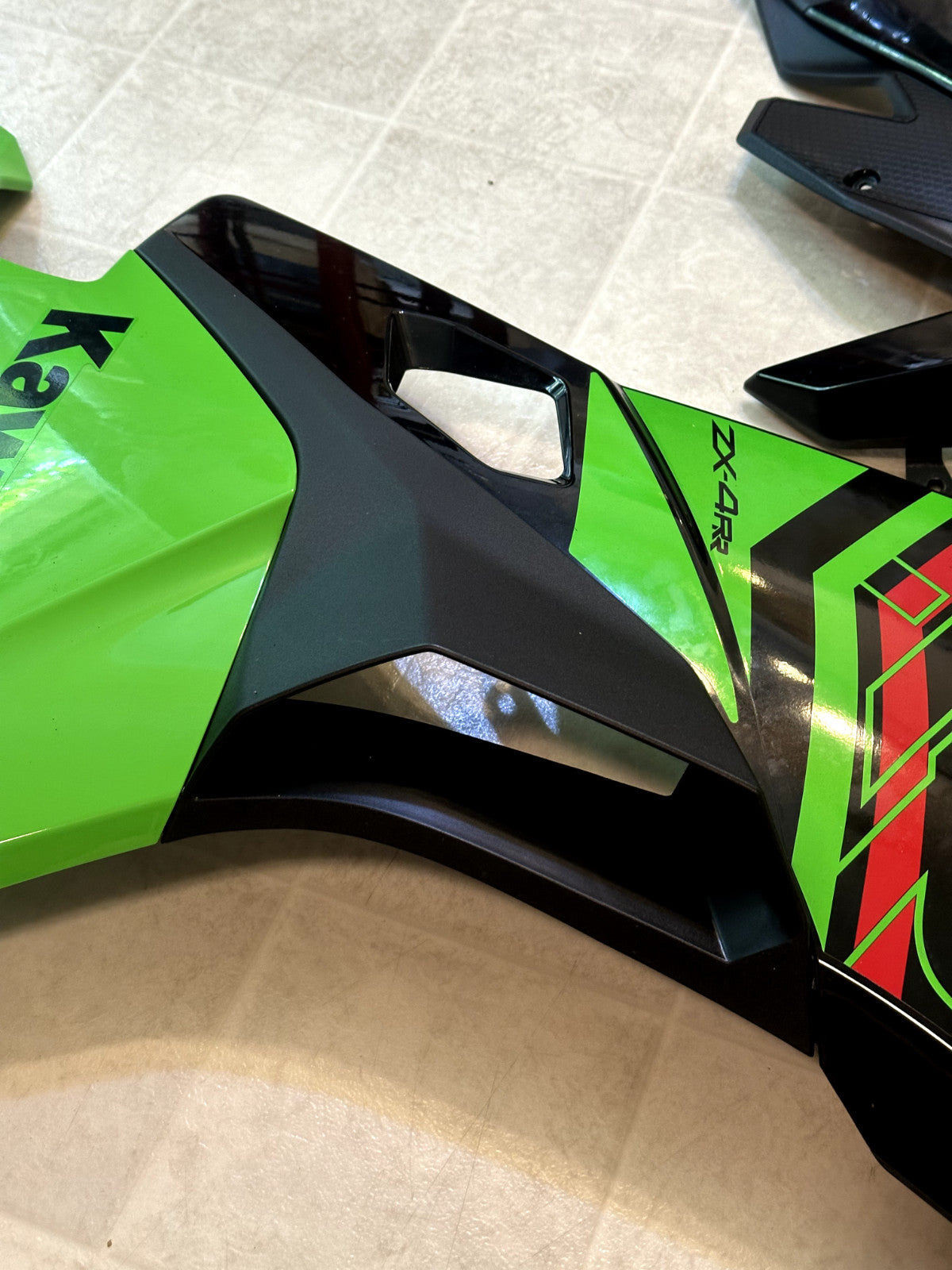 2023-2025 KAWASAKI NINJA ZX4RR OEM FAIRING BODY PANEL COWLING KIT KRT GREEN