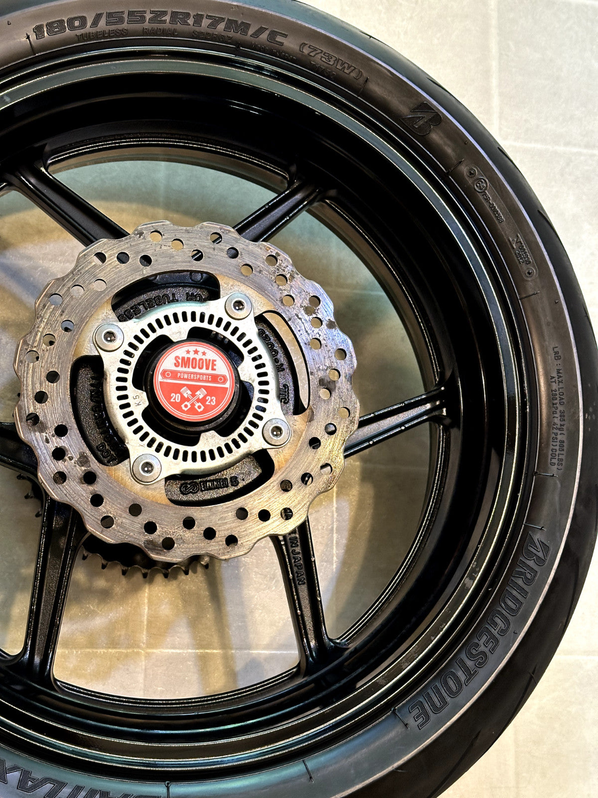 2019-2025 KAWASAKI NINJA ZX6R ZX636 OEM REAR BACK WHEEL RIM ROTOR SPROCKET TIRE