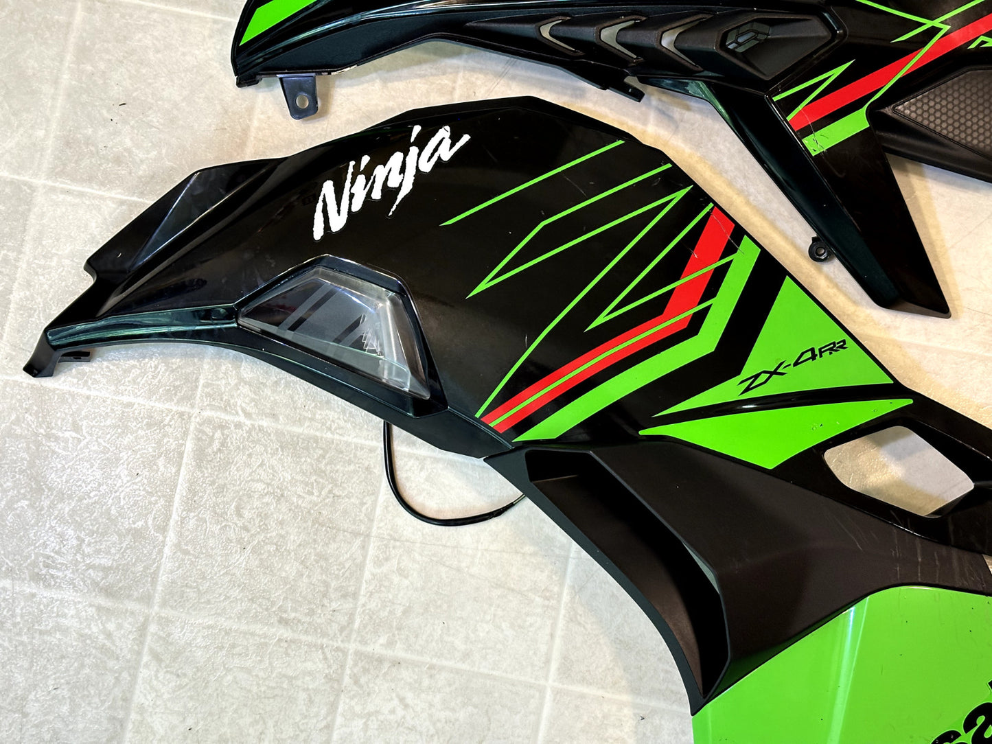 2023-2025 KAWASAKI NINJA ZX4RR OEM FAIRING BODY PANEL COWLING KIT KRT GREEN