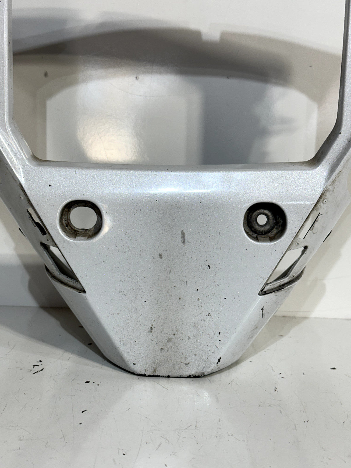 2015-2019 YAMAHA YZF R1 OEM CENTER LOWER BELLY PAN OIL COOLER FAIRING WHITE