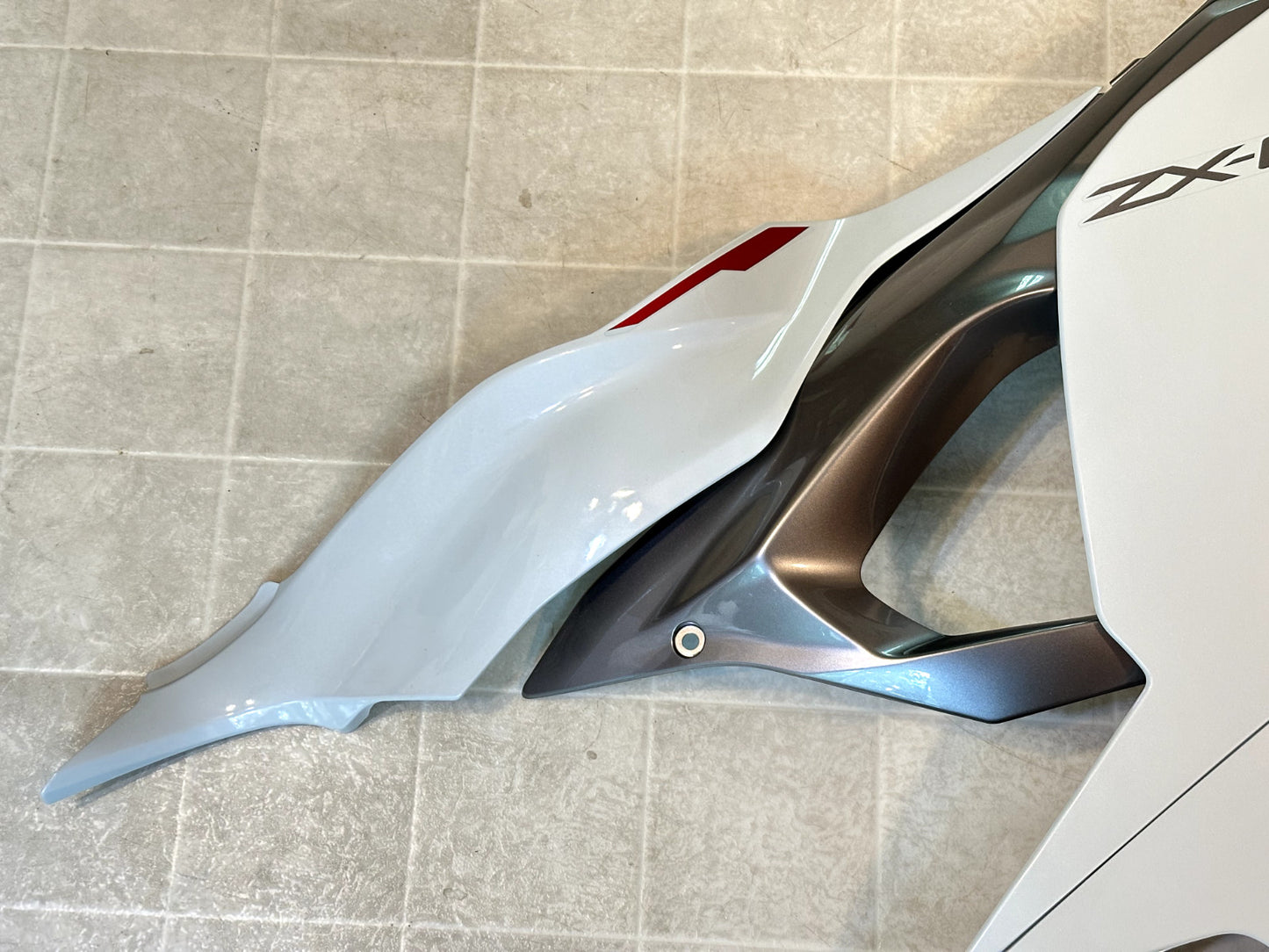 2024-2025 KAWASAKI NINJA ZX6R ZX636 OEM FAIRING BODY PLASTICS COWLING KIT WHITE